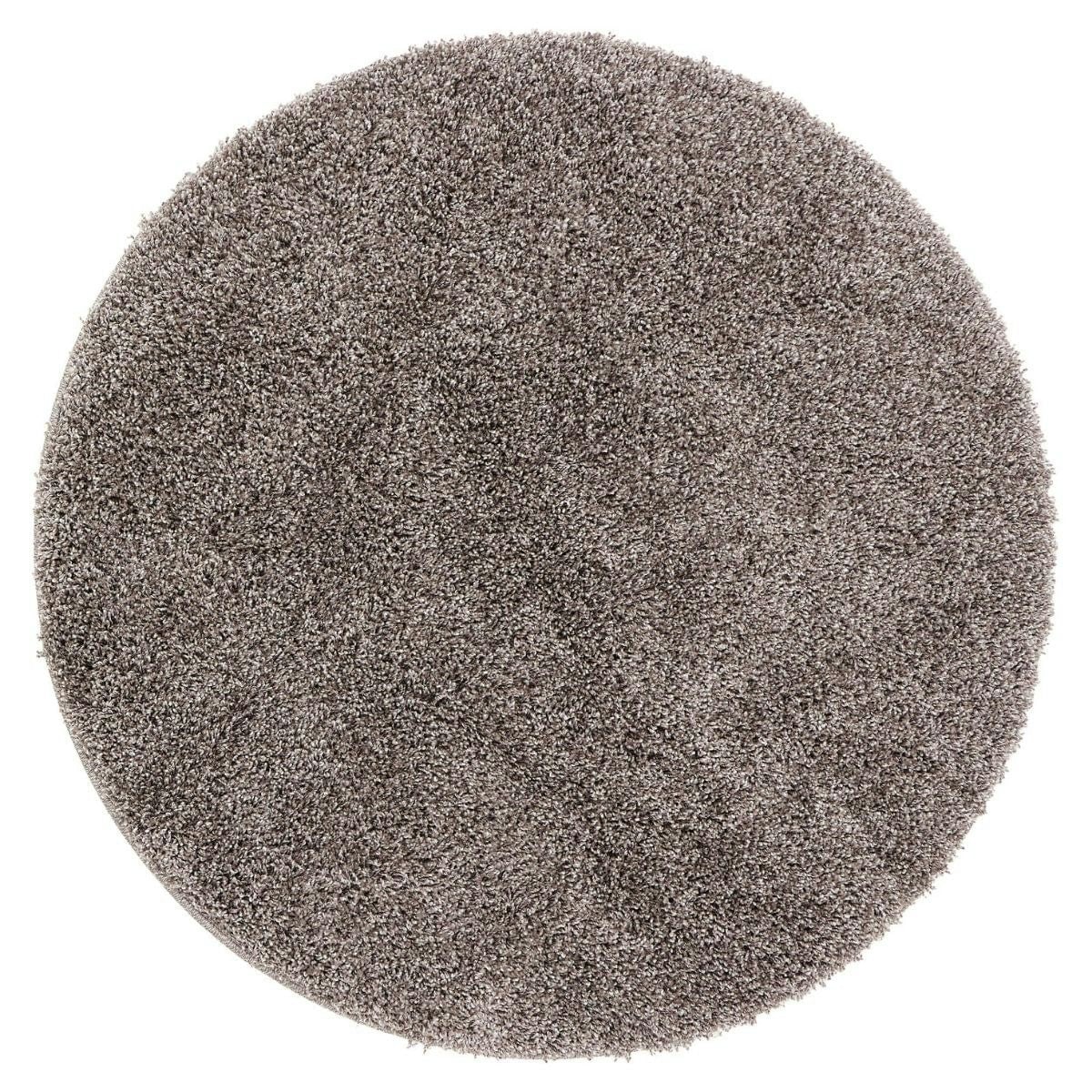 White/Light/Brown My Rug - Mocha Fleck Washable Rug Circle - Image 2