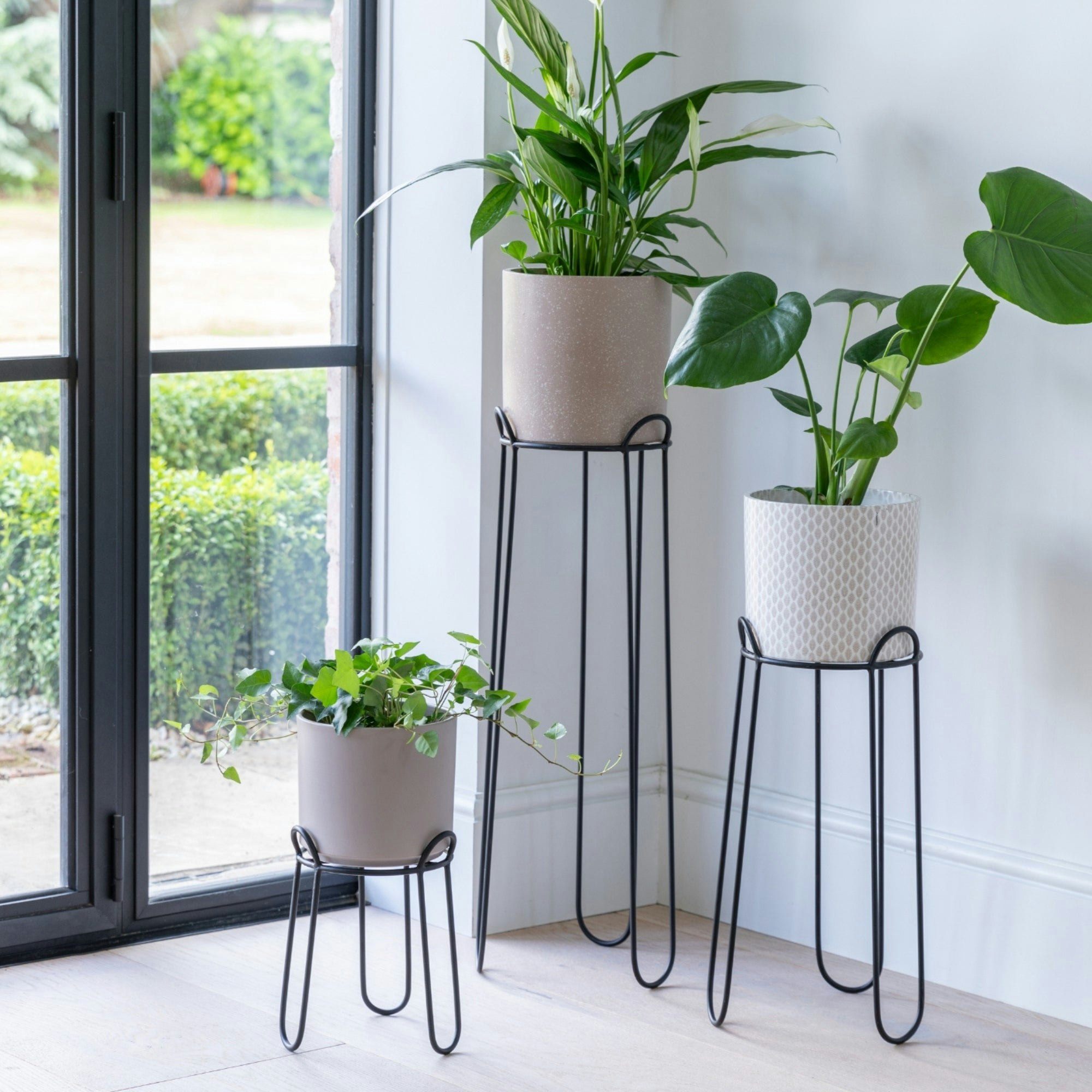 Rackhams Gold Saluzzo Plant Stand Large - Large