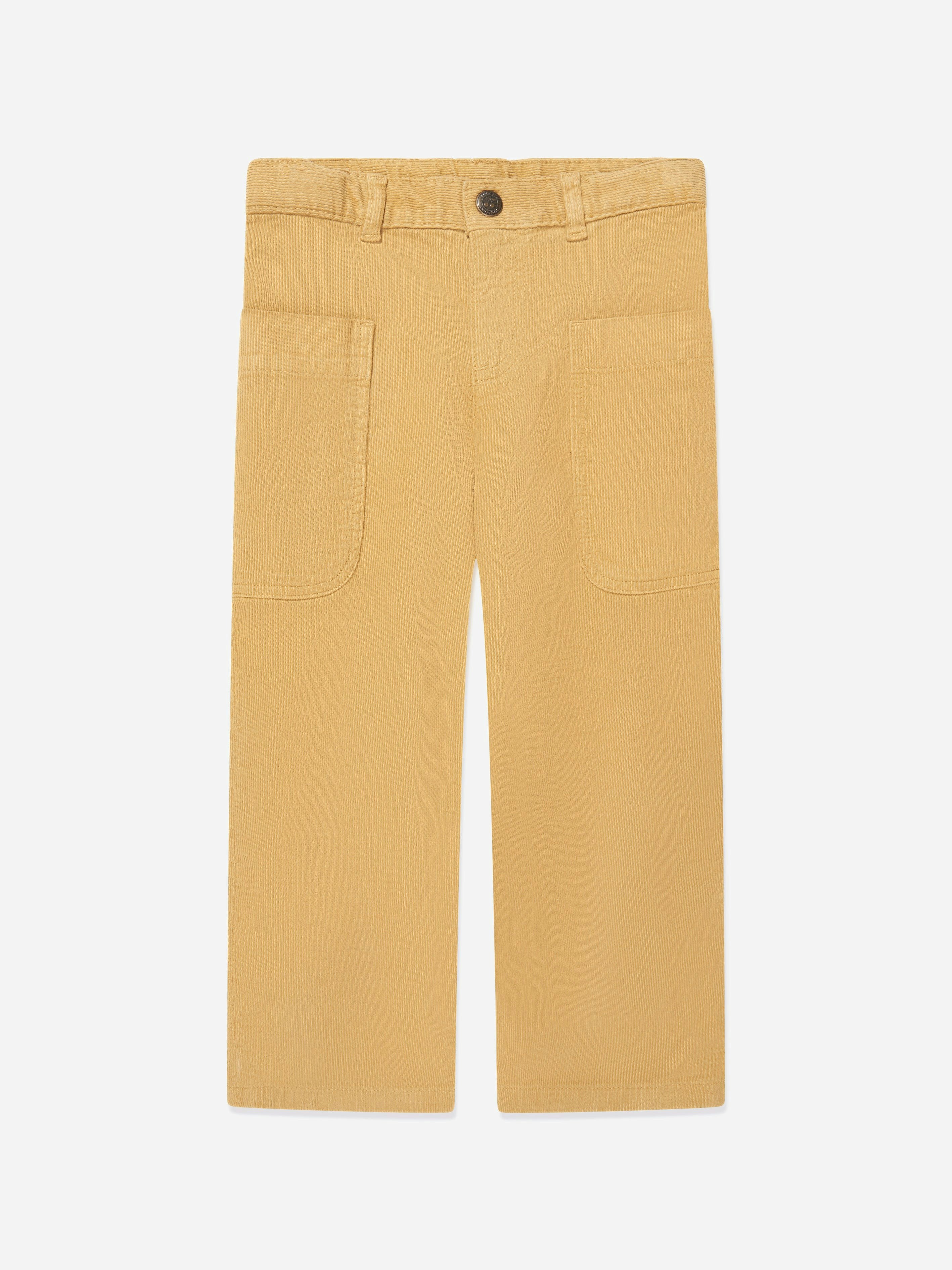 Bonpoint Girls Yellow Looping Trousers In - 6 Yrs