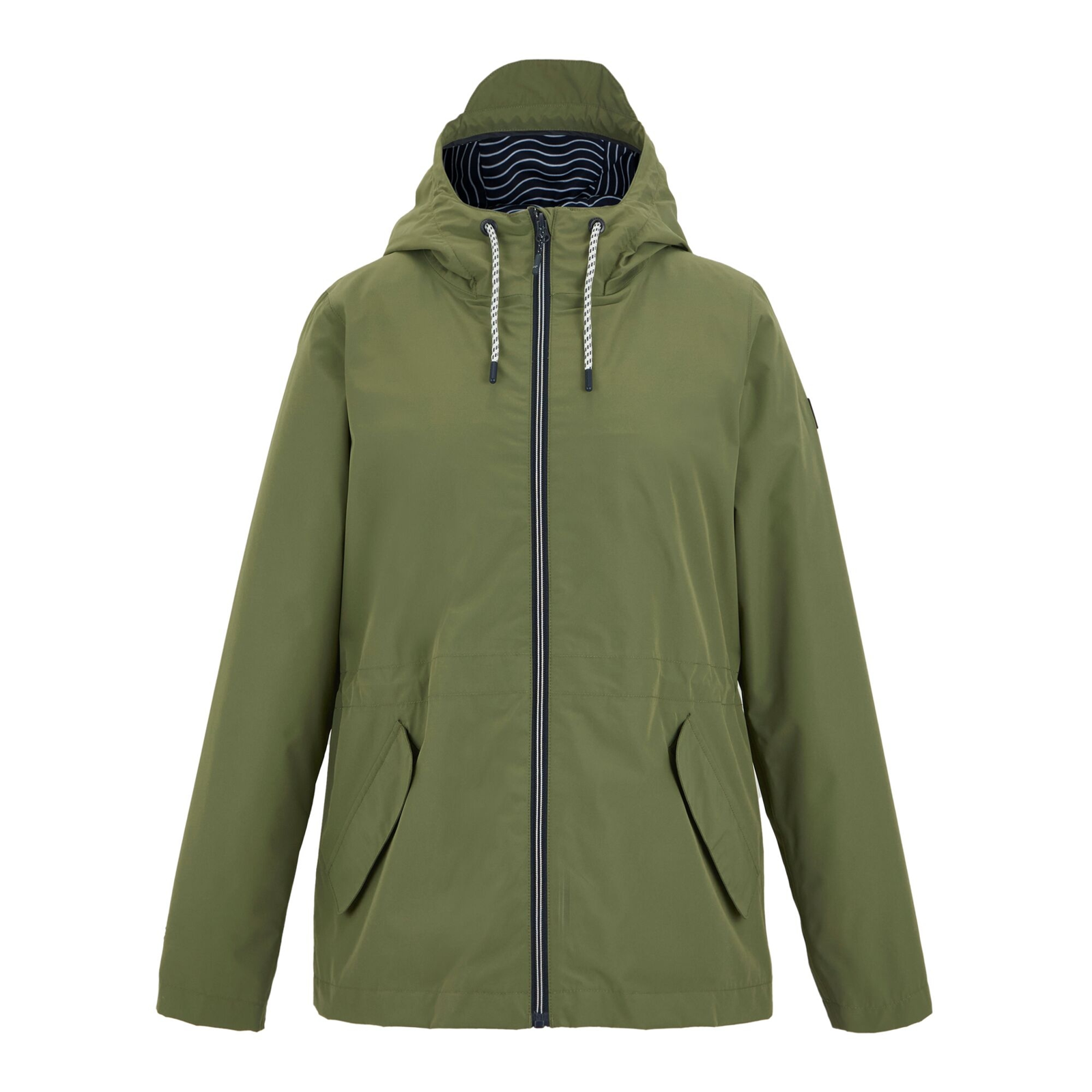 Regatta Women's Bayletta Grid Distress Waterproof Jacket - Four Leaf Clover - 14 Uk - Four Leaf Clover - 62% Polyester/38% Recycled Polyester
