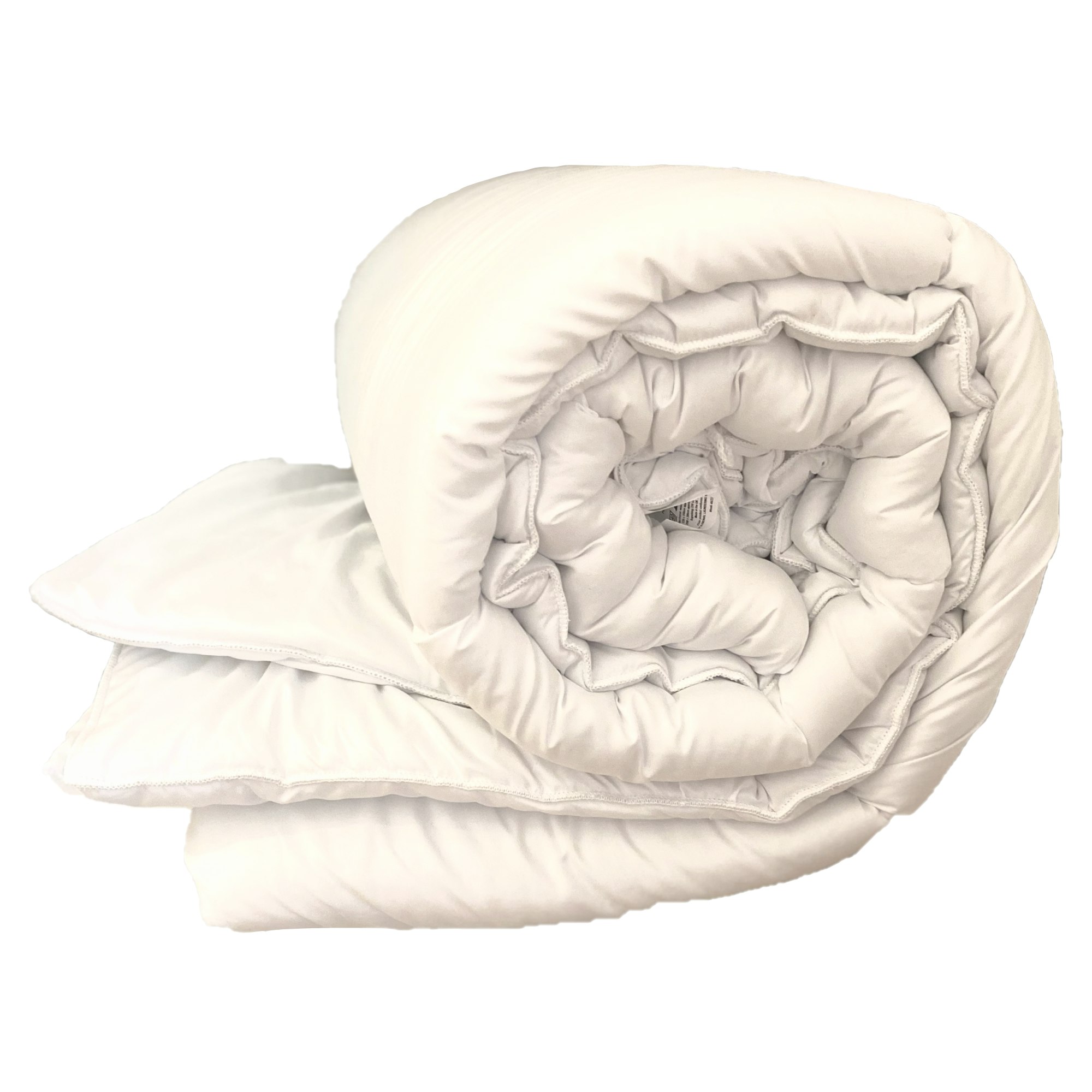 Rackhams White Hollowfibre Duvet Quilt 13.5 Tog Warm Duvet With Polycotton Cover - King