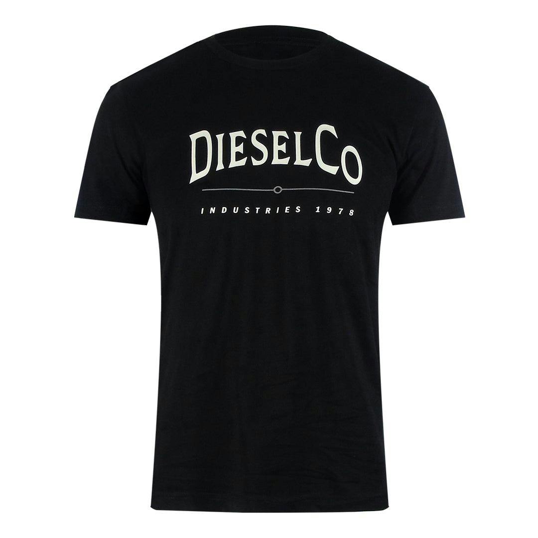 Diesel Men's Black Industries Premium Cotton T-Shirt - Xs - 100% Cotton