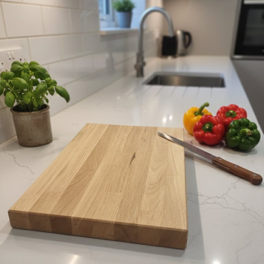 Rackhams Grain Staved Oak Chopping Board