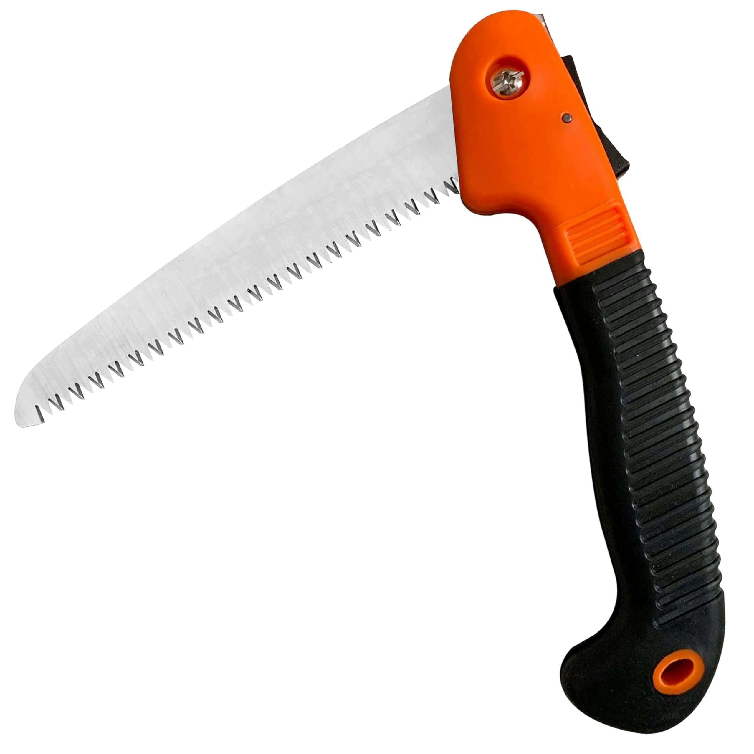 Rackhams My Garden Folding Pruning Saw - Foldable Tree Saw With Carbon Steel Blade - Compact Handheld Folding Cutter For Garden