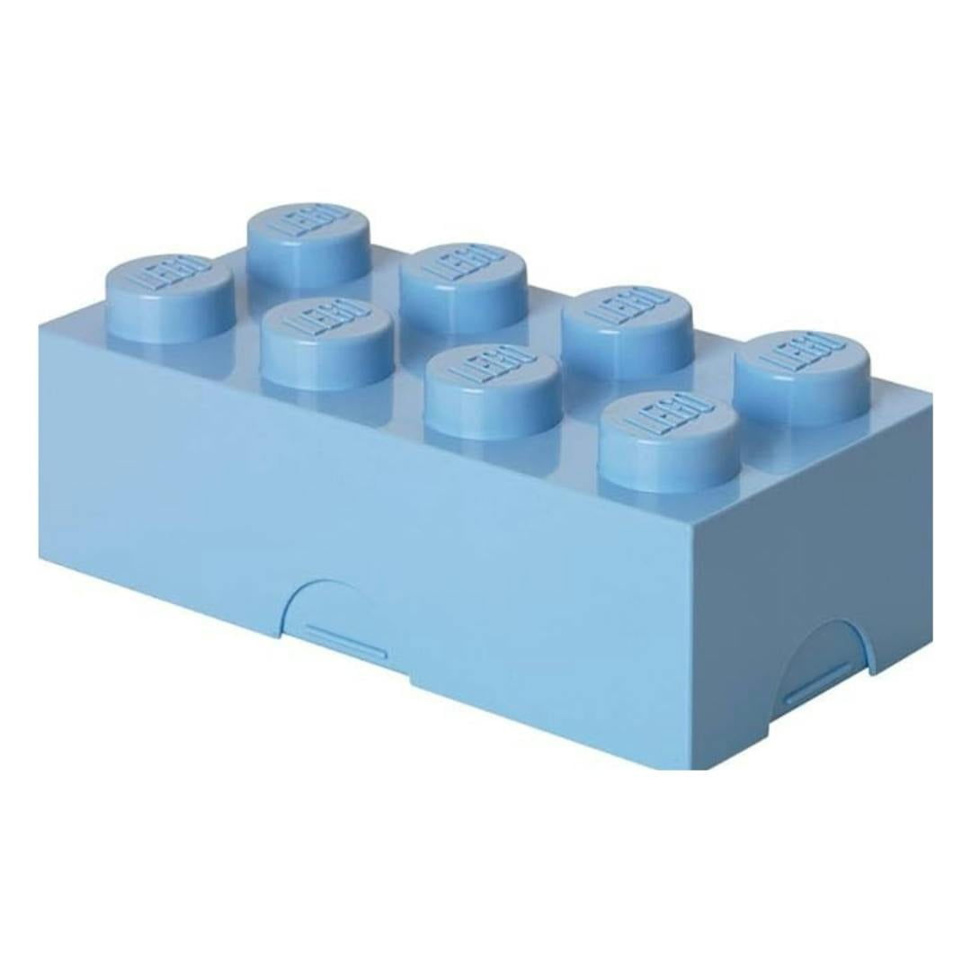 Lego Light/Blue Lunch Storage Box Brick 20X10x 8Cm - Size20x10x8cm - Storage Brick
