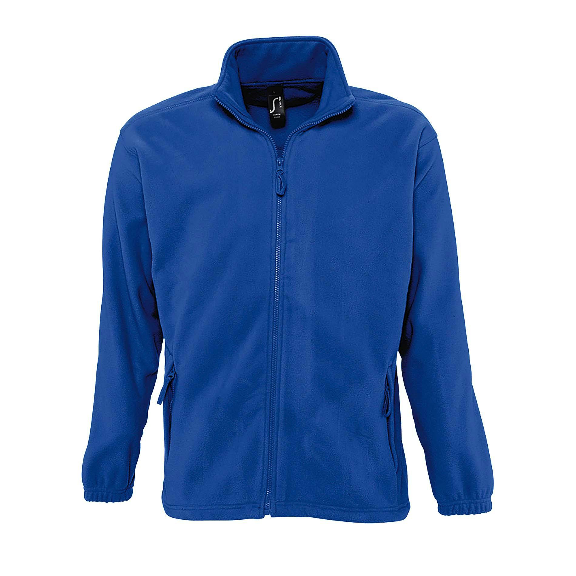 SOLS Mens North Full Zip Outdoor Fleece Jacket (Royal Blue) - Size 4XL - Image 2