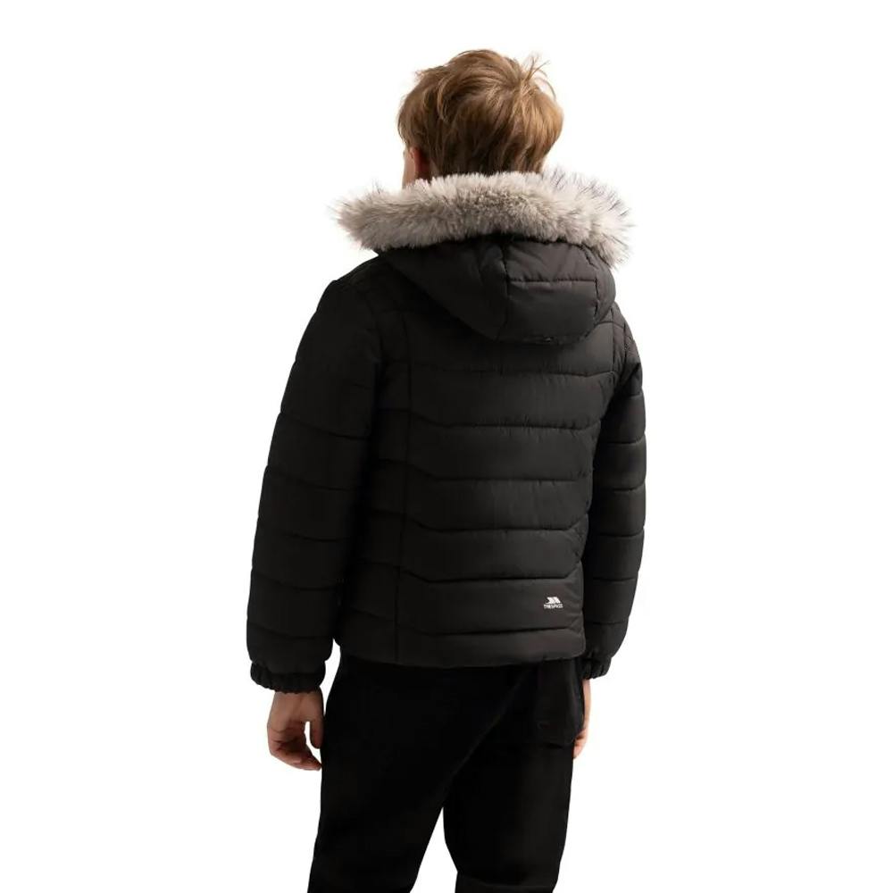 Trespass Men's Black Belcrest Padded Jacket - 5-6 Years - 100% Polyester