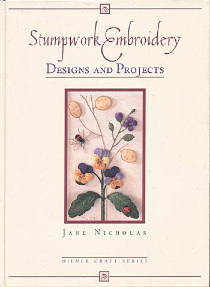 Minerva Jane Nicholas Stumpwork Embroidery Designs & Projects Book Search Press Isbn- - Image 4