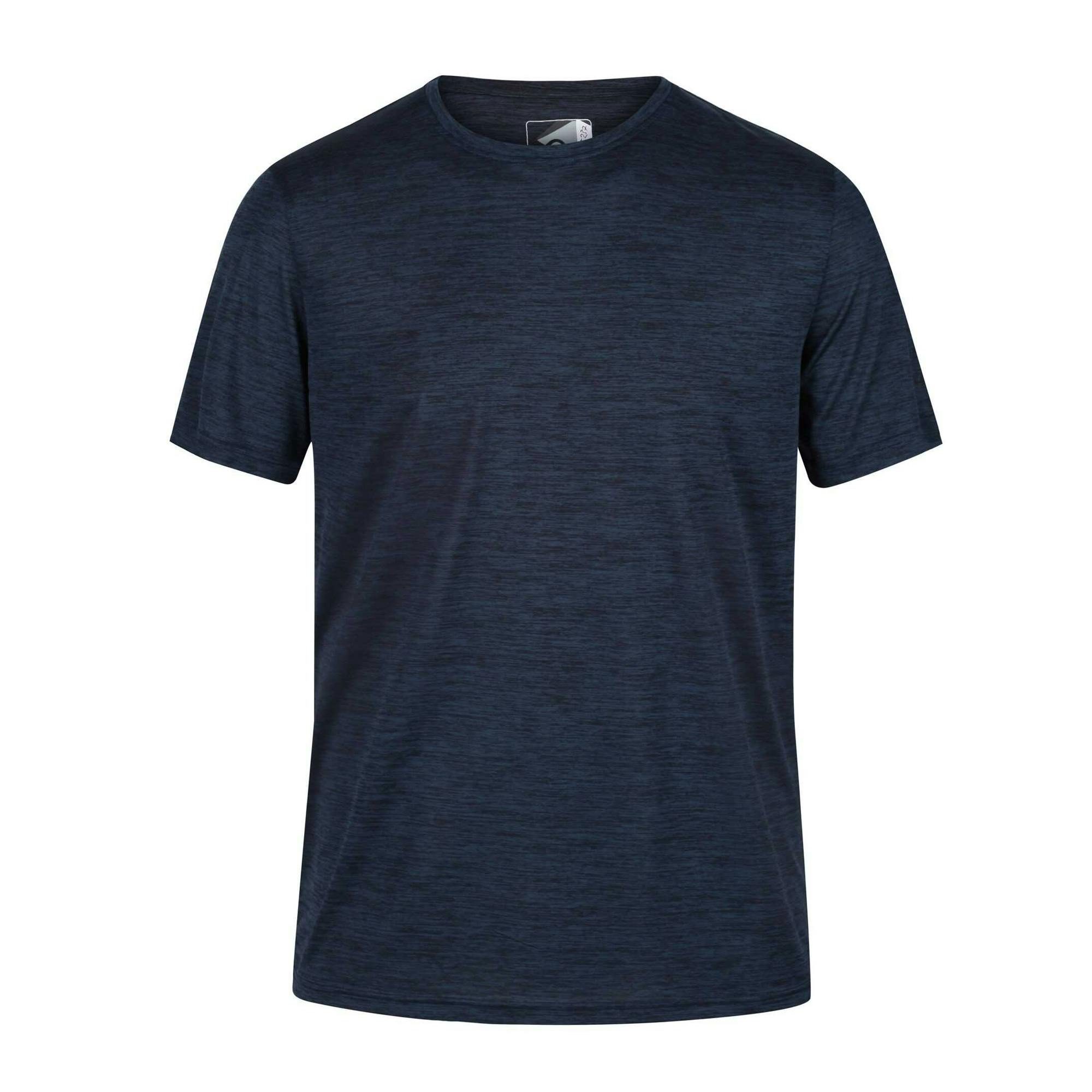 Regatta Men's Fingal Edition T-Shirt - Navy Marl - 4XL - Navy Marl - 100% Polyester