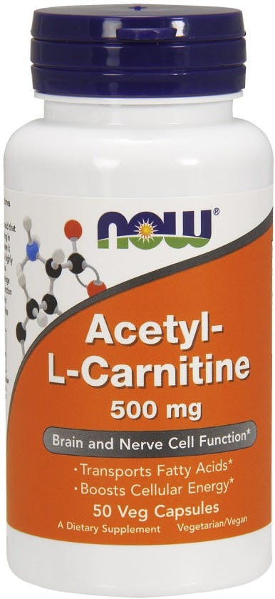 Now Foods Acetyl-L-Carnitine, 500Mg - 50 Vcaps - Image 8