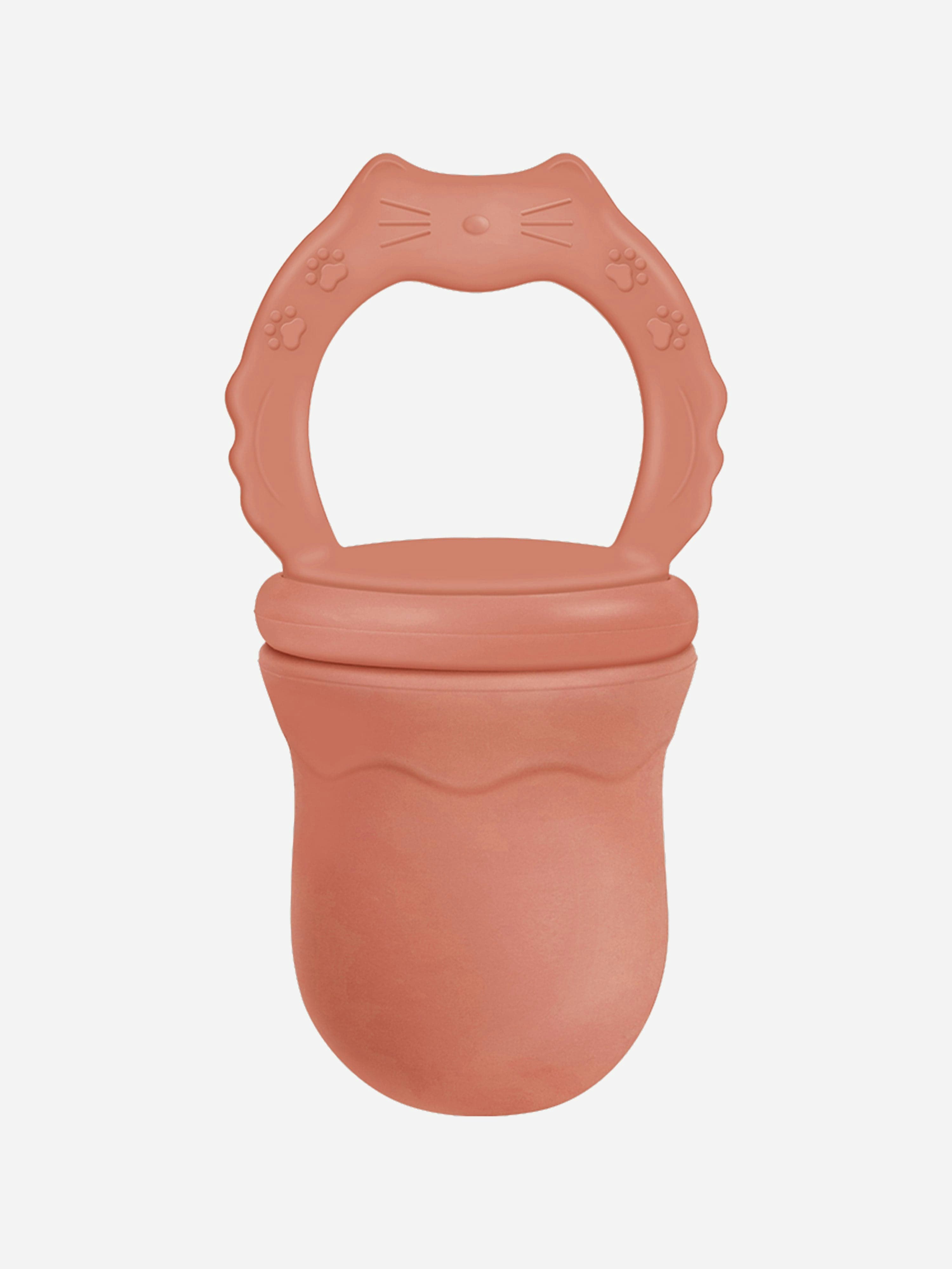 Bloom Bambini Brown Baby Fruit Feeding Pacifier Teether In - One Size