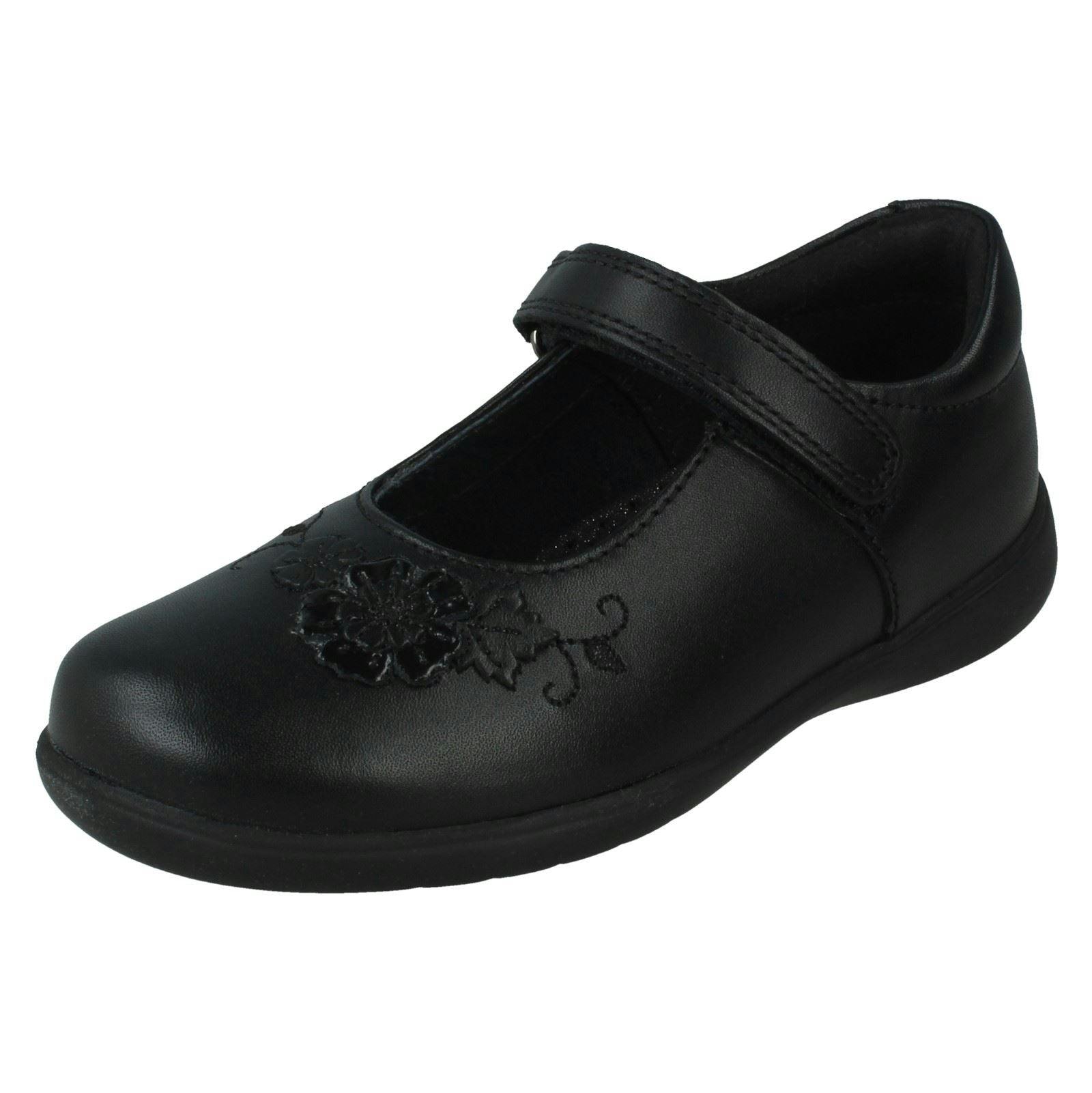 Start-Rite Girls Black Mary Jane School Shoes Wish - Leather - Uk 1 Child - F