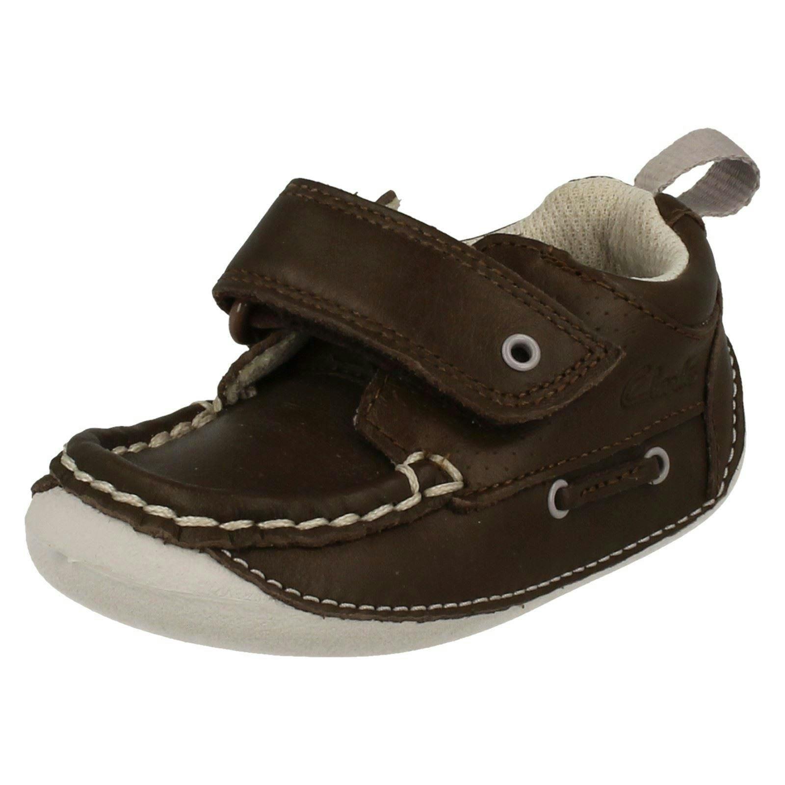 Clarks Boys Brown Cruiser Shoes Cruiser Deck - Uk 4 Infant - G