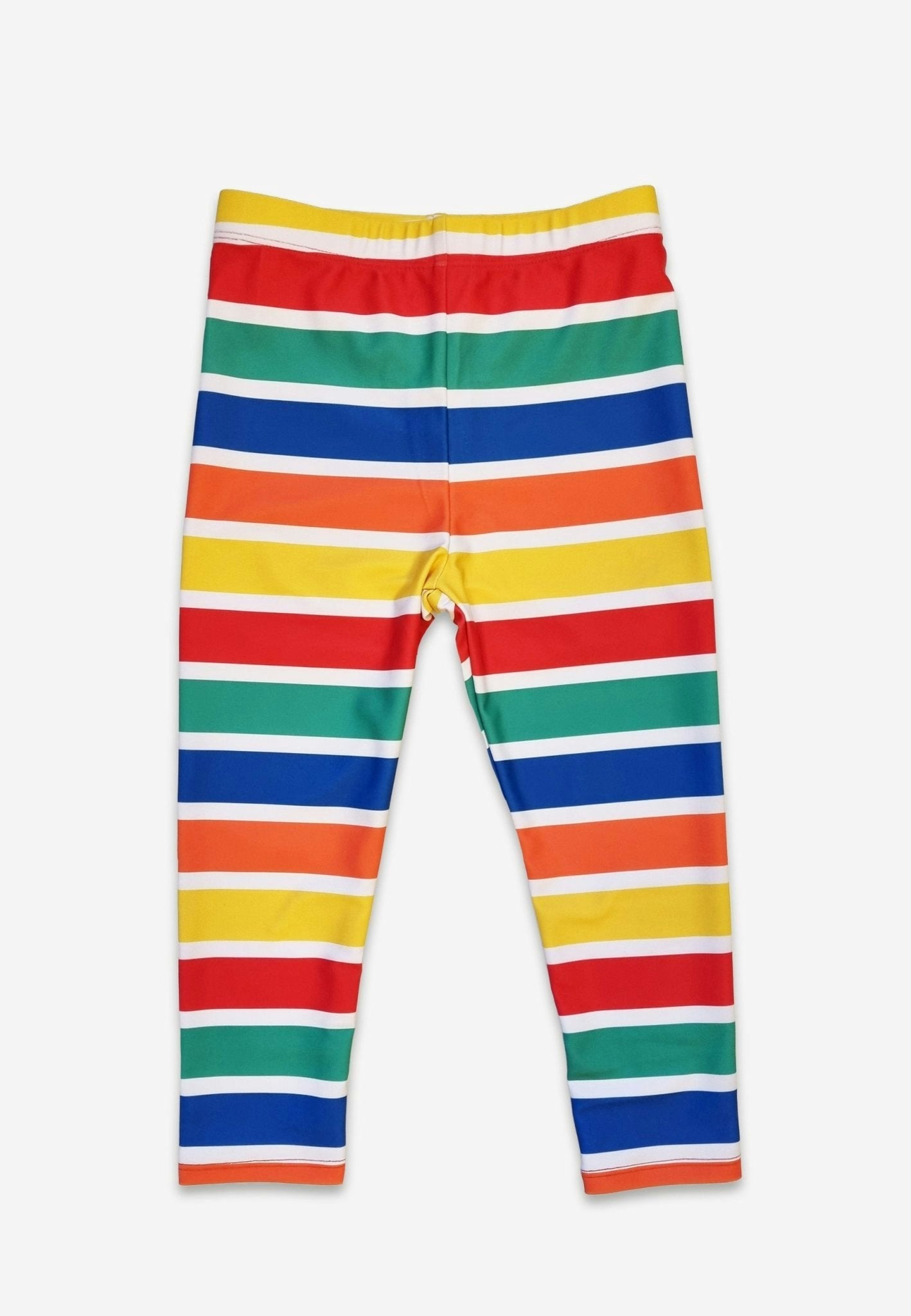Toby Tiger Happy Stripe Print Kids' Swim Leggings - 7-8Y / 128Cm