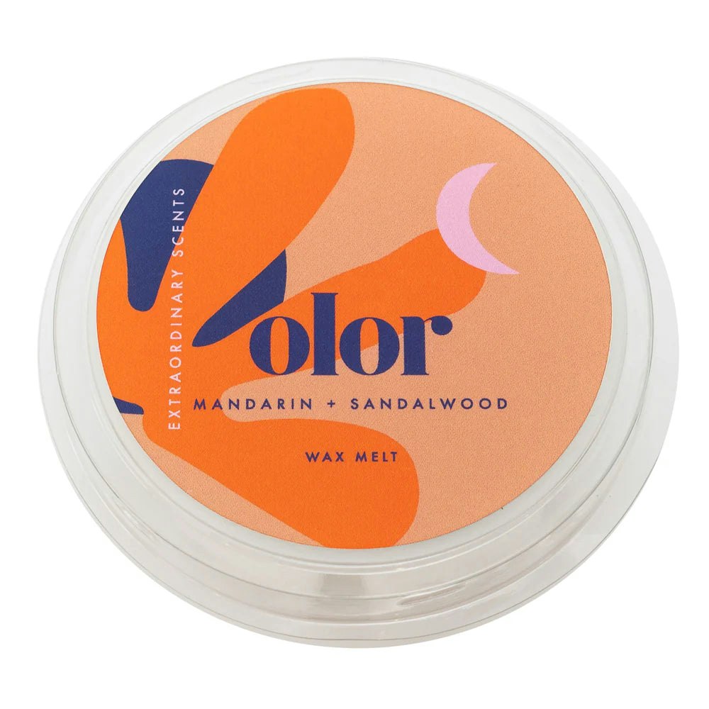 Sienna Glass Wax Melt - 50G - Mandarin & Sandalwood
