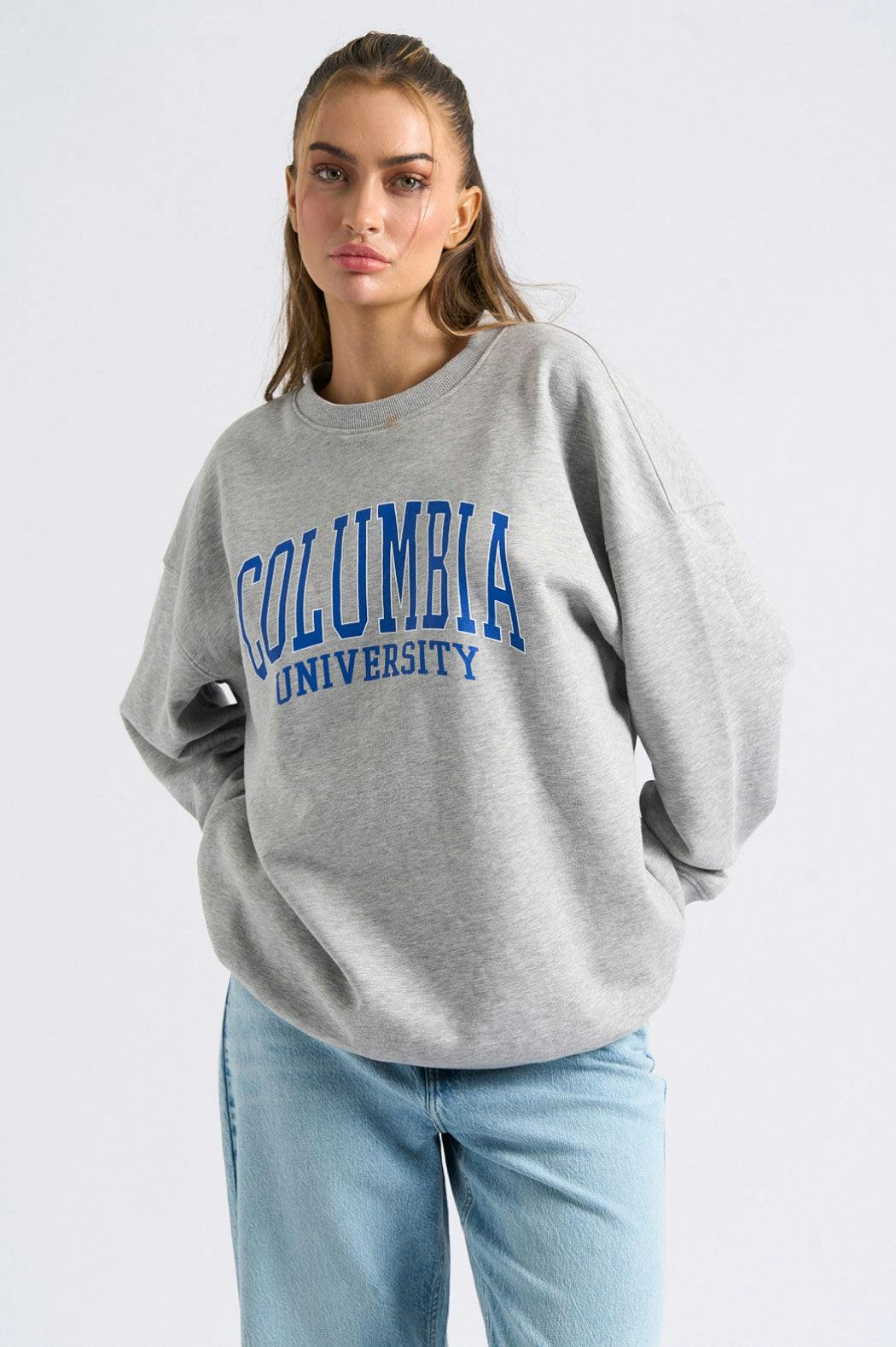 Urban Bliss Columbia Oversized Sweatshirt - S