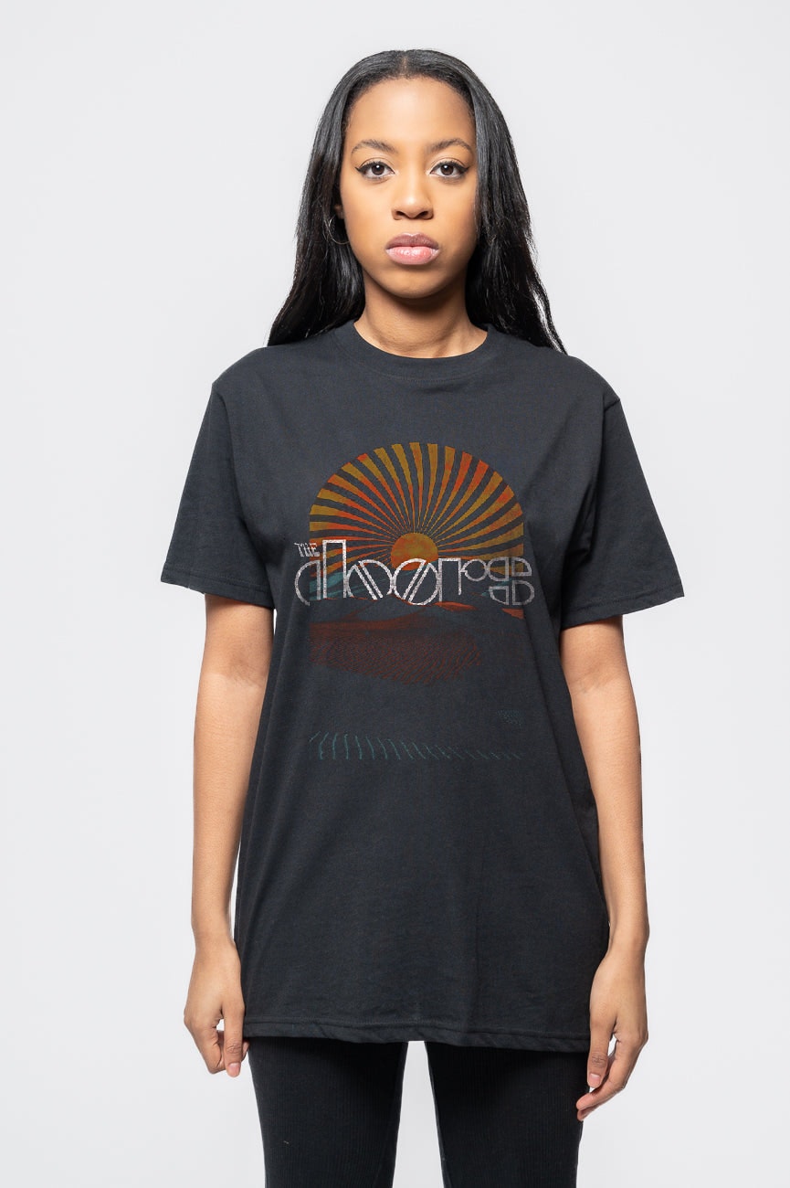 Paradiso Clothing Unisex Black Paradiso The Doors Daybreak T Shirt - L
