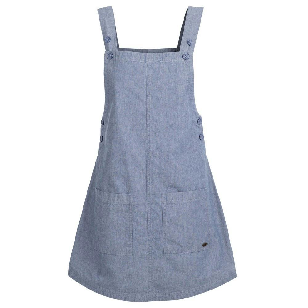 Trespass Women's Twirl Casual Dress - Navy/Chambray - M - Navy/Chambray - 100% Cotton