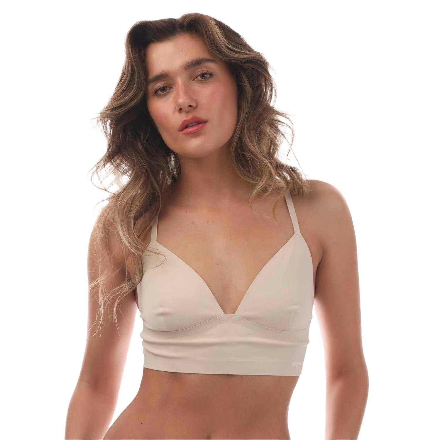 Reebok Women's Pink Senna Bralette - Xs - 100% Mixed