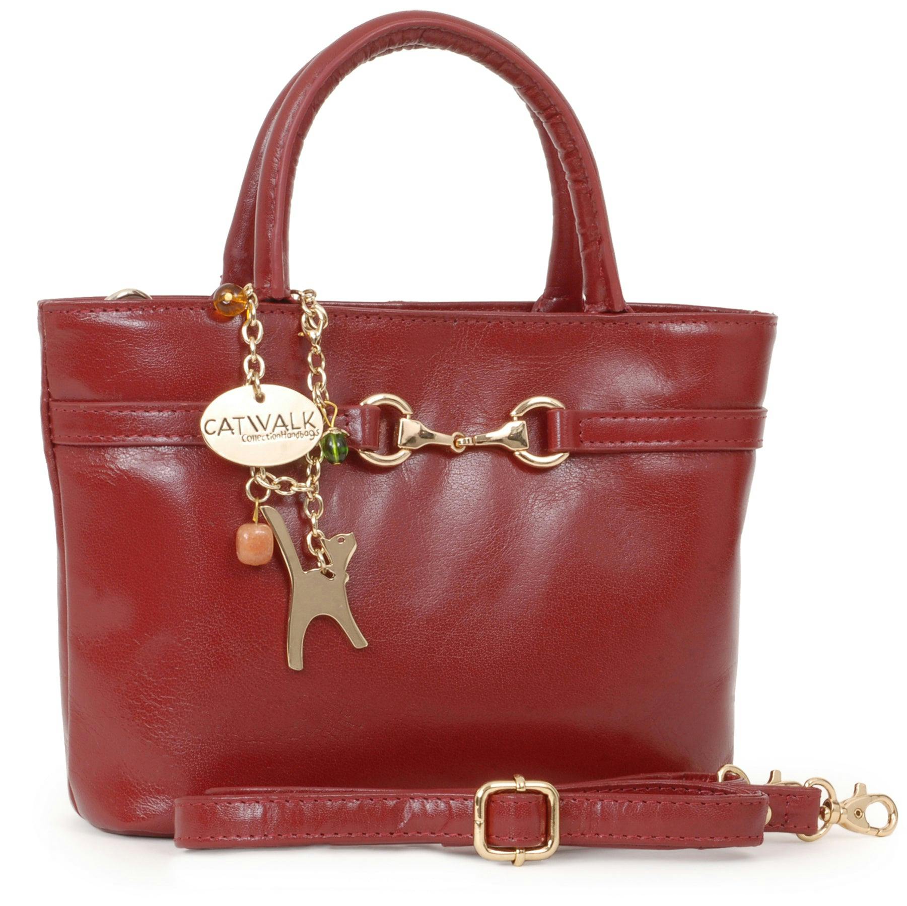 Catwalk Collection Handbags Red Camilla - Handbag