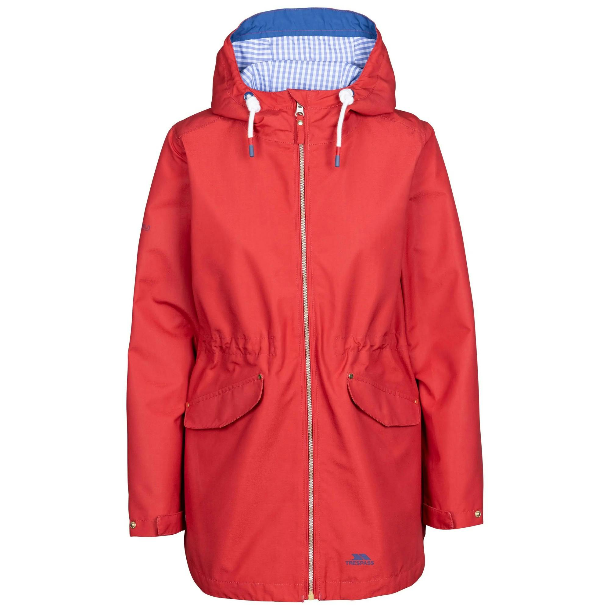 Trespass Women's Red / Finch Tp50 Waterproof Jacket - S - 80% Polyester Tpu Membrane/20% Cotton