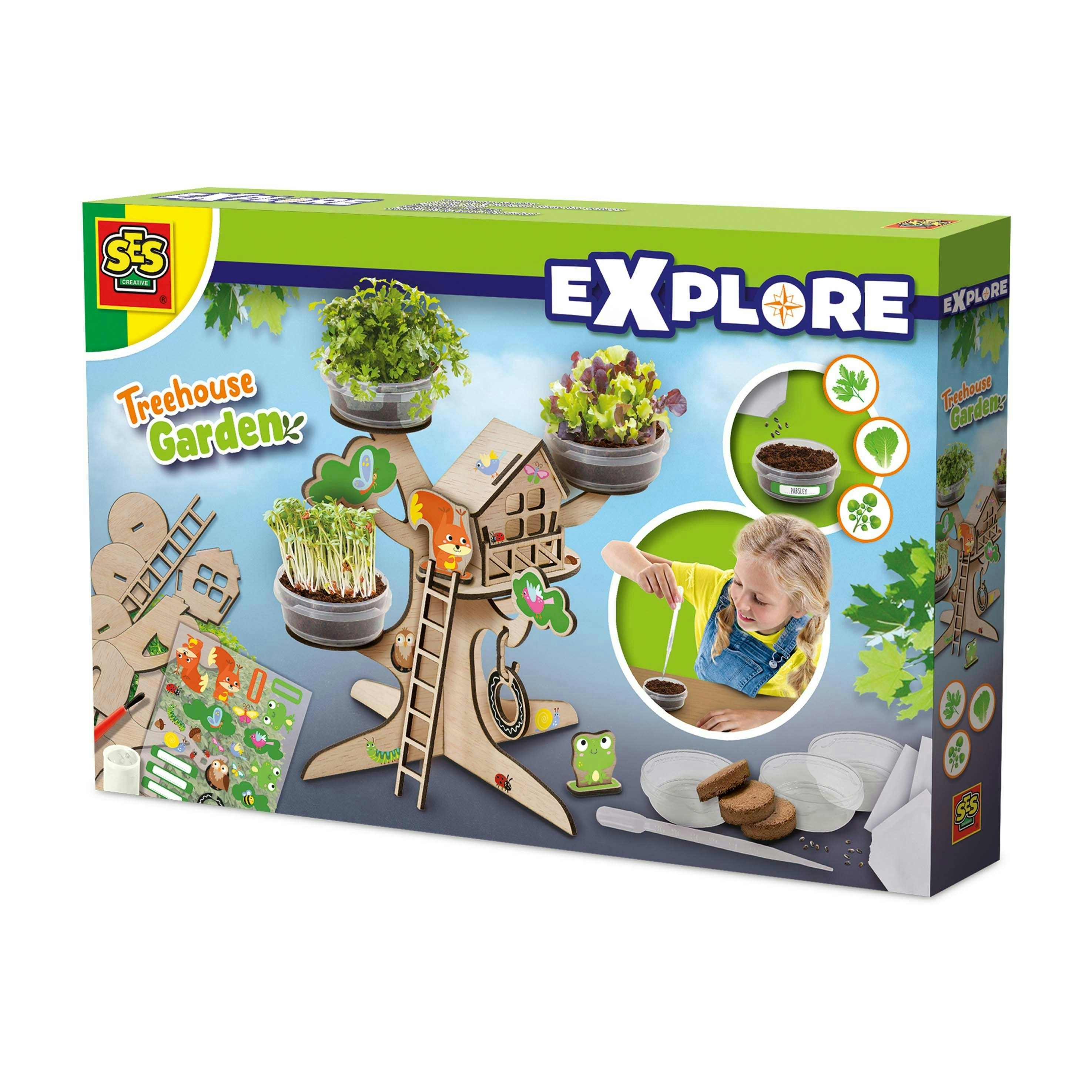 Ses Creative Red Treehouse Garden