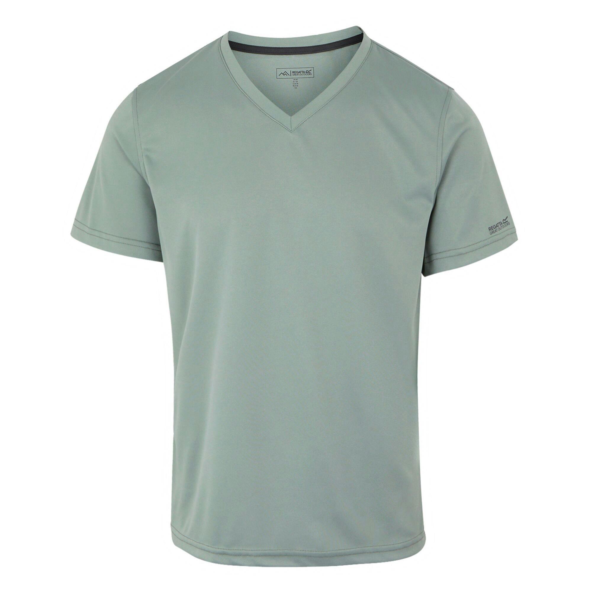 Regatta (M, Glacier) Mens Fingal V Neck T-Shirt - Image 2
