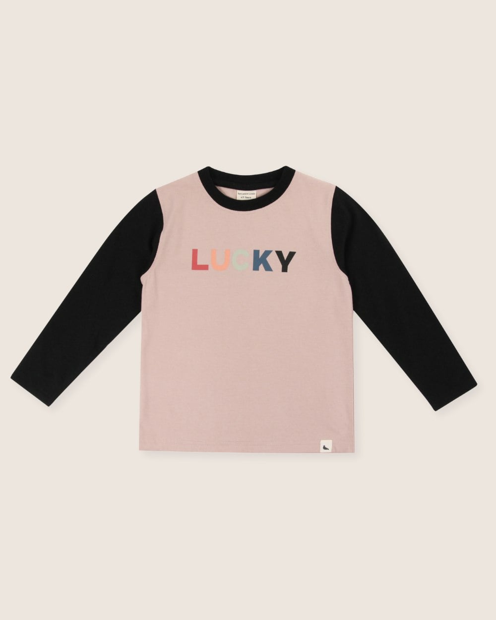 Turtledove London Pink Lucky Slogan Print Top - 1-2 Years