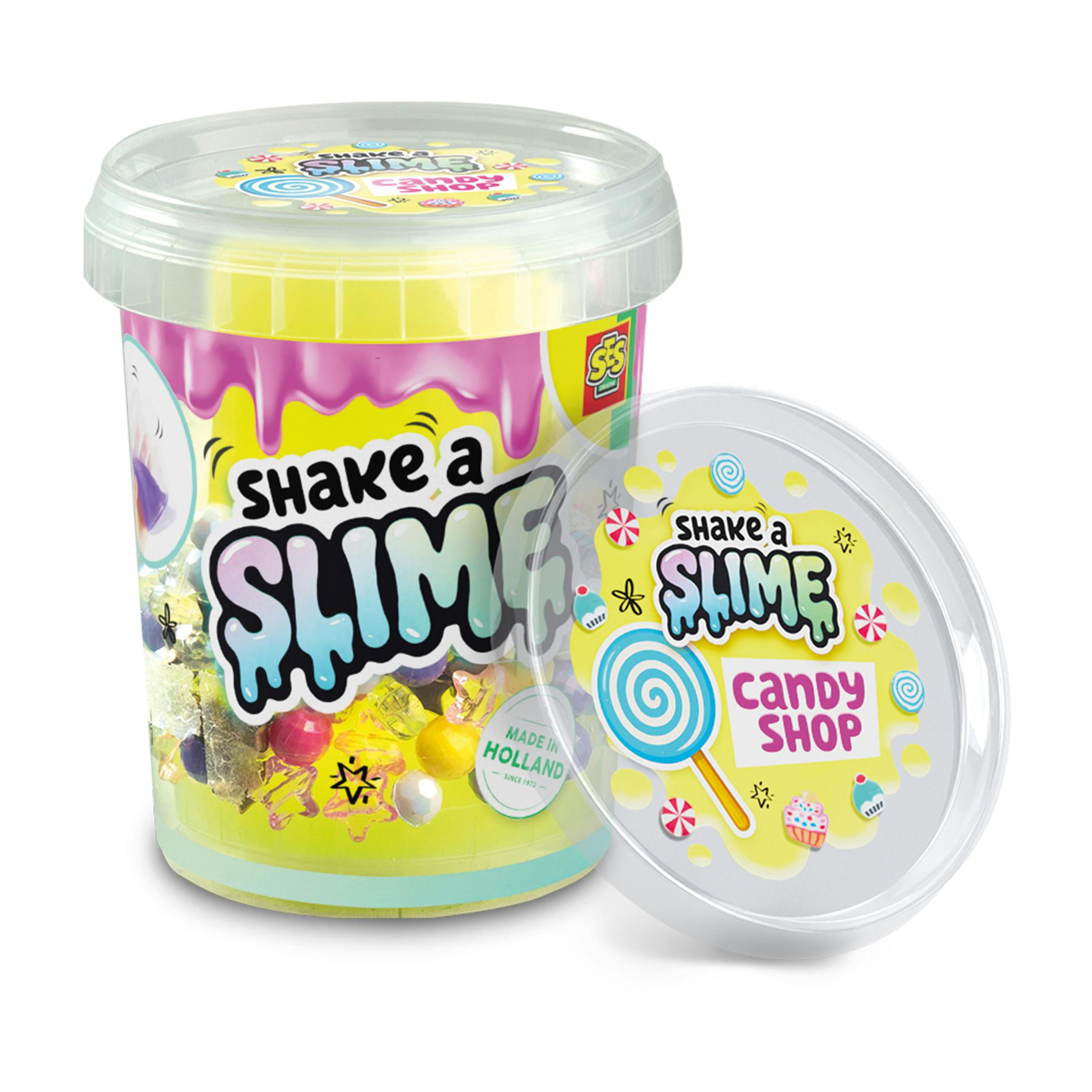 Ses Creative Blue/Turquoise Shake-A-Slime - Candy Shop 200 G - 1 - Na