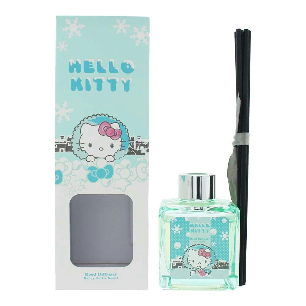 Hello Kitty Seasons 100ml Reed Diffuser Collection – Pumpkin Spiced Latte, Berry Trifle, Rose & Cherry Blossom, Tropical Pineapple (Berry Triffle) - Image 3