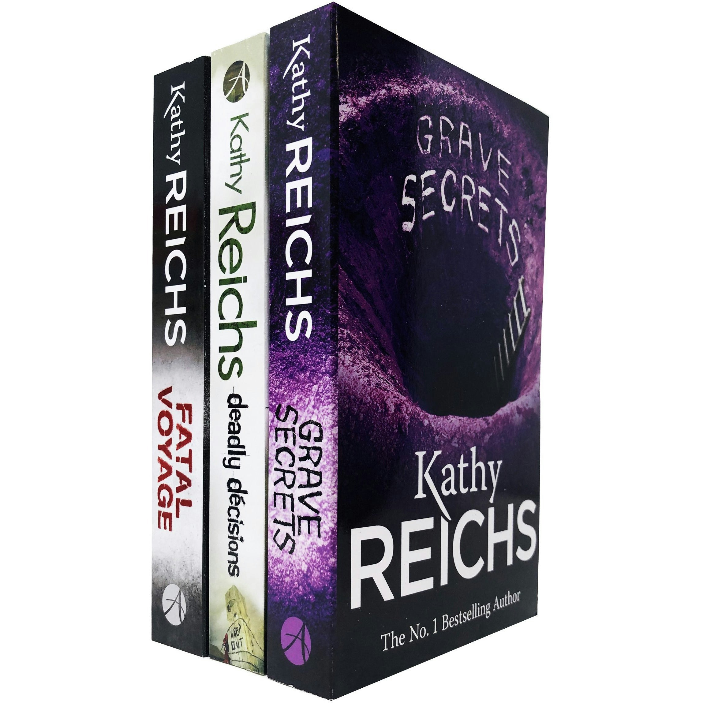 Various Publishers The Temperance Brennan Series 3 Books Collection Set By Kathy Reichs - Grave Secrets, Deadly Decisions, Fatal Voyage