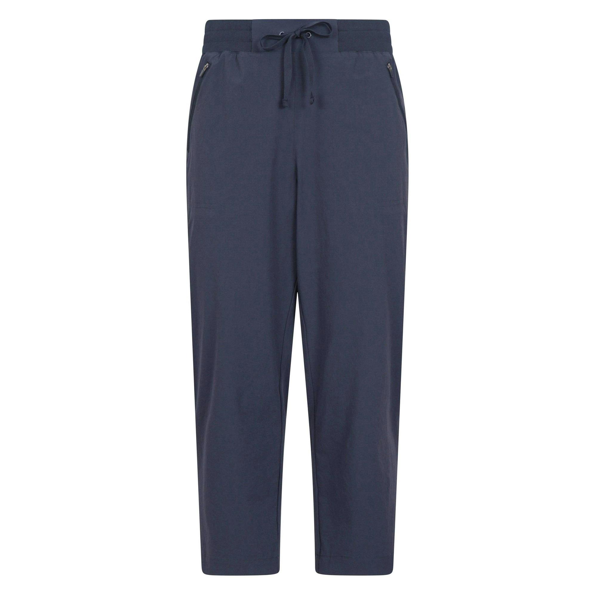 Mountain Warehouse Women's Dark/Blue Explorer Capri - 12 Uk - 88% Polyamide/12% Elastane