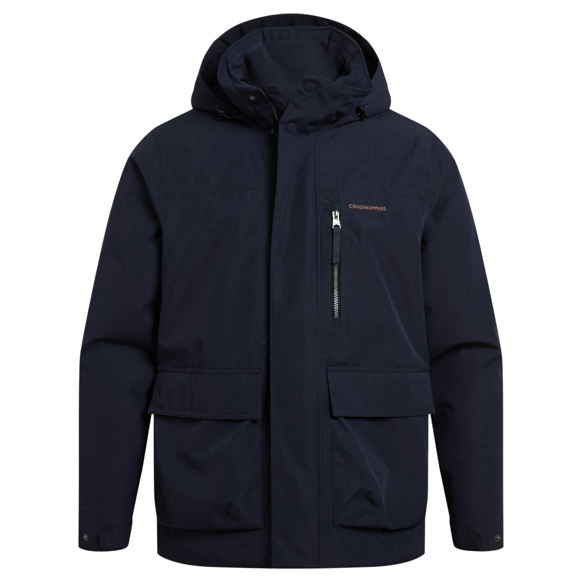 Craghoppers Men's Blue National Trust Padley Waterproof Jacket - Navy - M - Navy - 100% Mixed