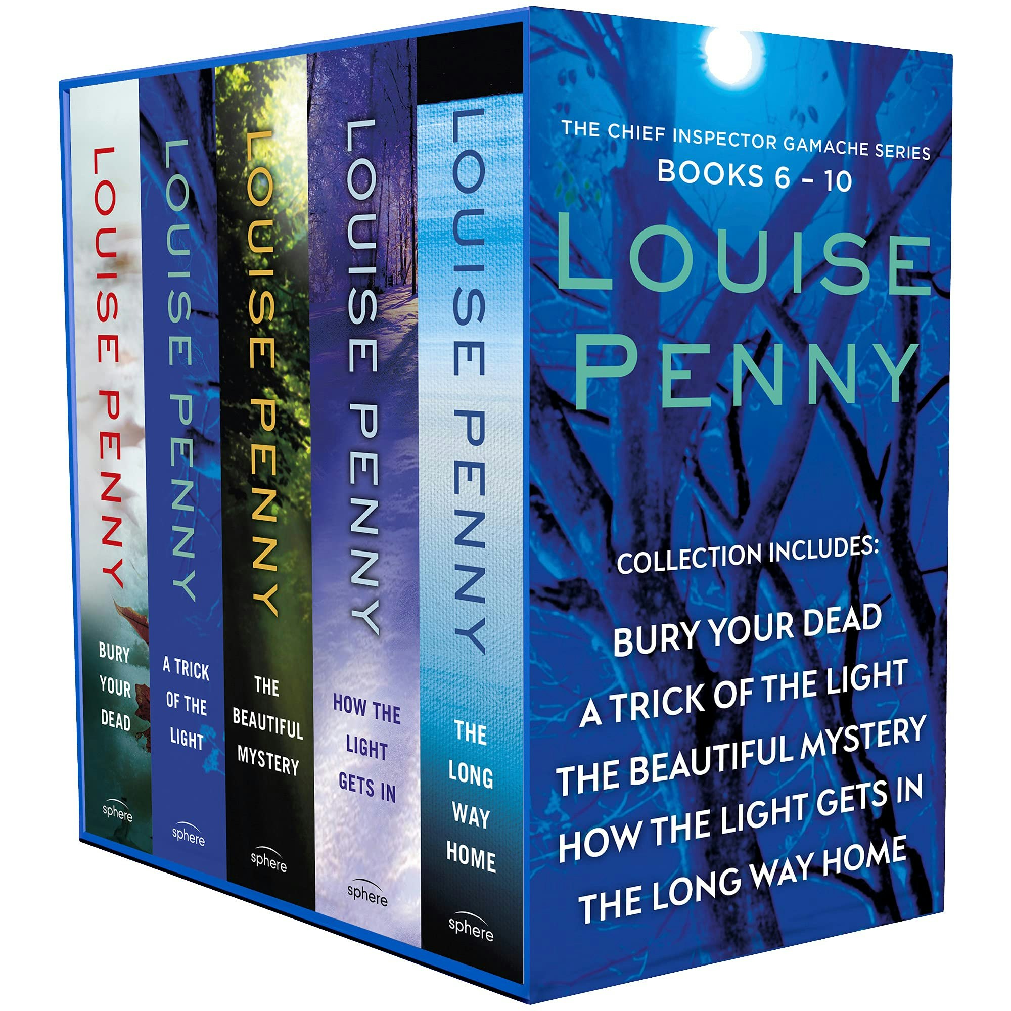 Sphere Light Chief Inspector Gamache Series 6-10 Collection 5 Books Box Set By Louise Penny