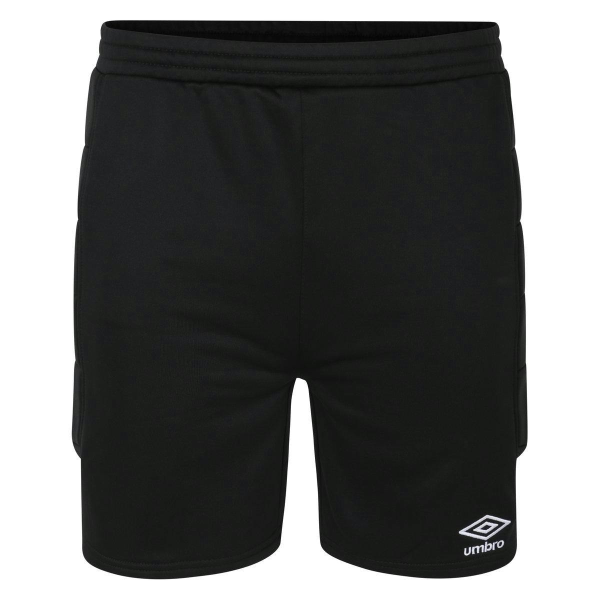 Umbro Men's Black Kinetic Goalkeeper Shorts - Xxl - 100% Polyester