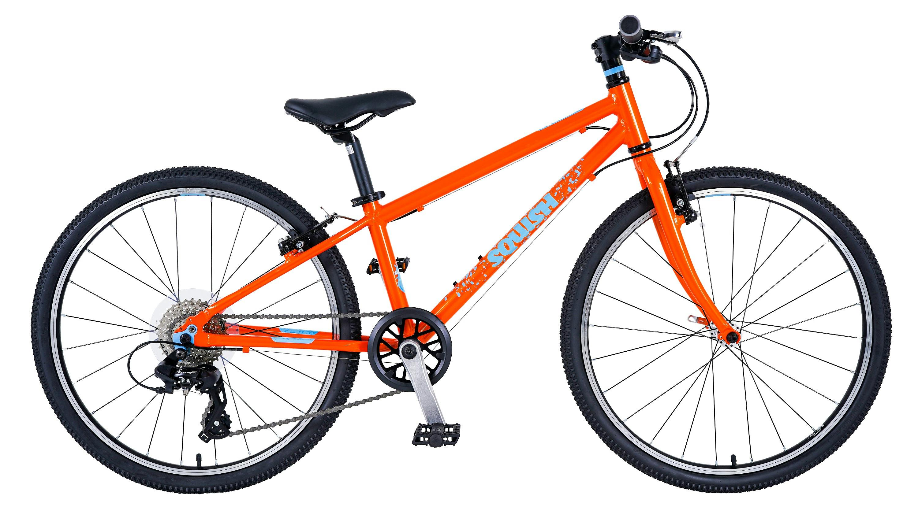 Squish Orange 24" Wheel Lightweight Hybrid Bike