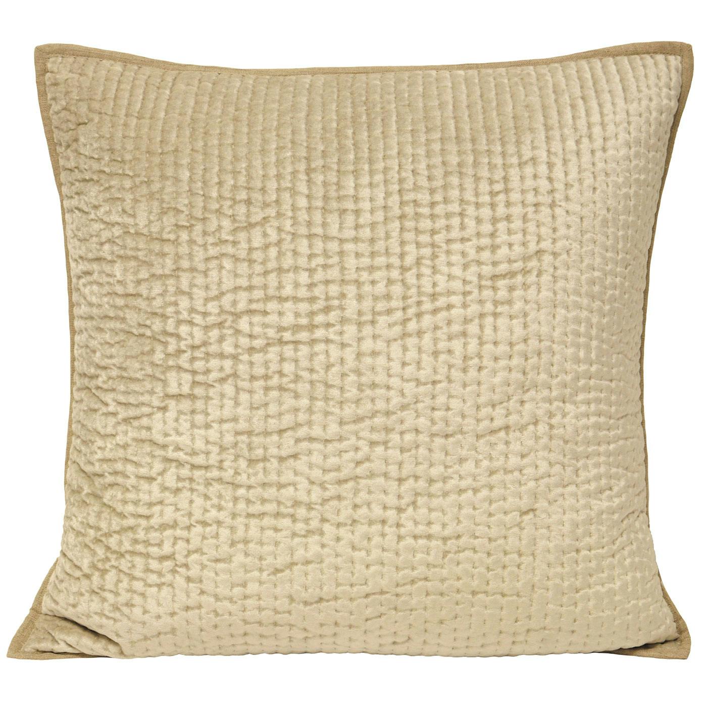 Riva Home Light Brooklands Cushion Cover - Champagne - 55X55cm - Champagne - 55% Viscose/45% Cotton