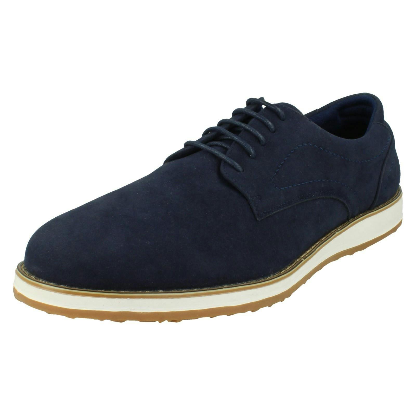 Thomas Blunt Men's Low Lace Up Shoes A2207 - Navy - Uk 11