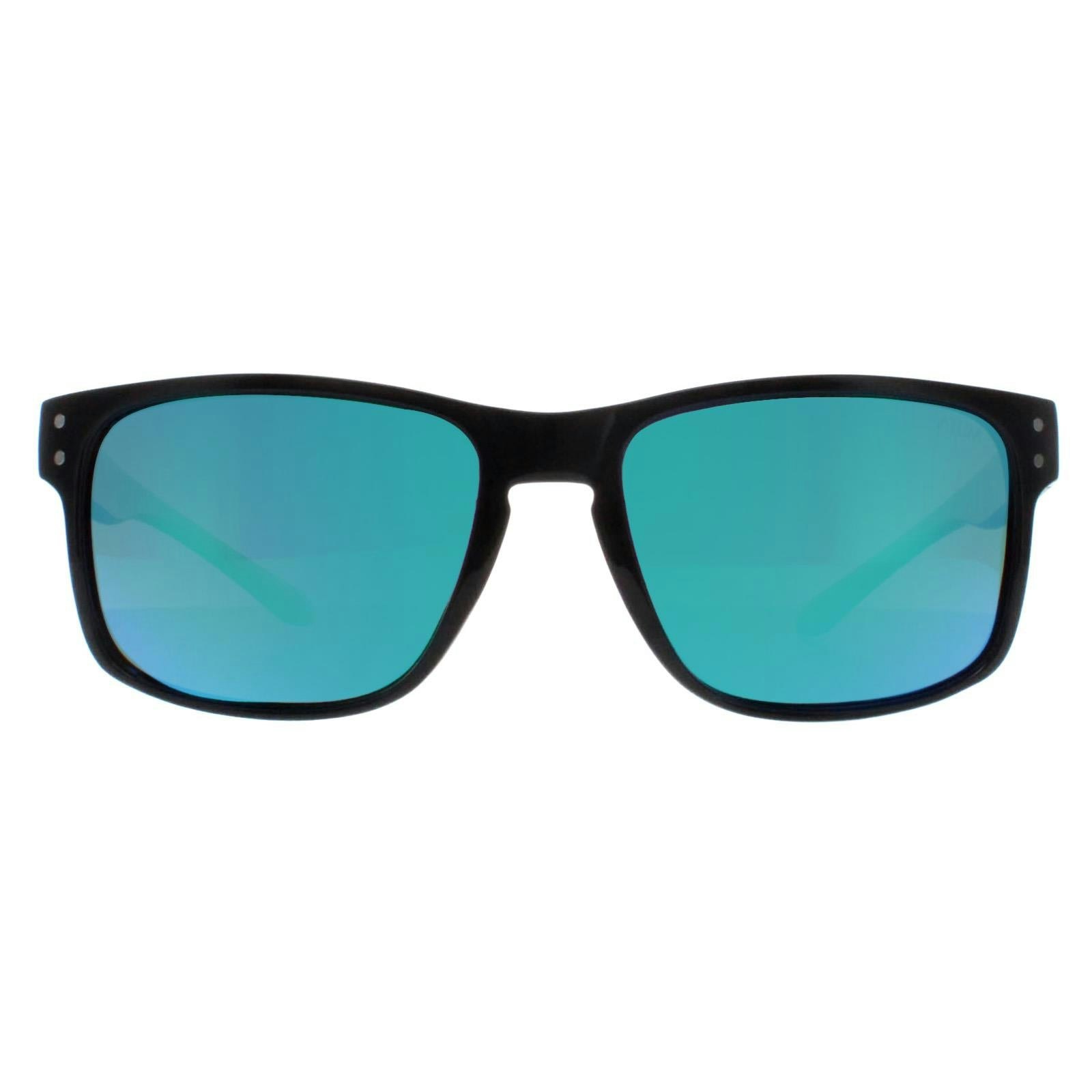 Atum Men's Black Waterhouse Shiny Sunglasses