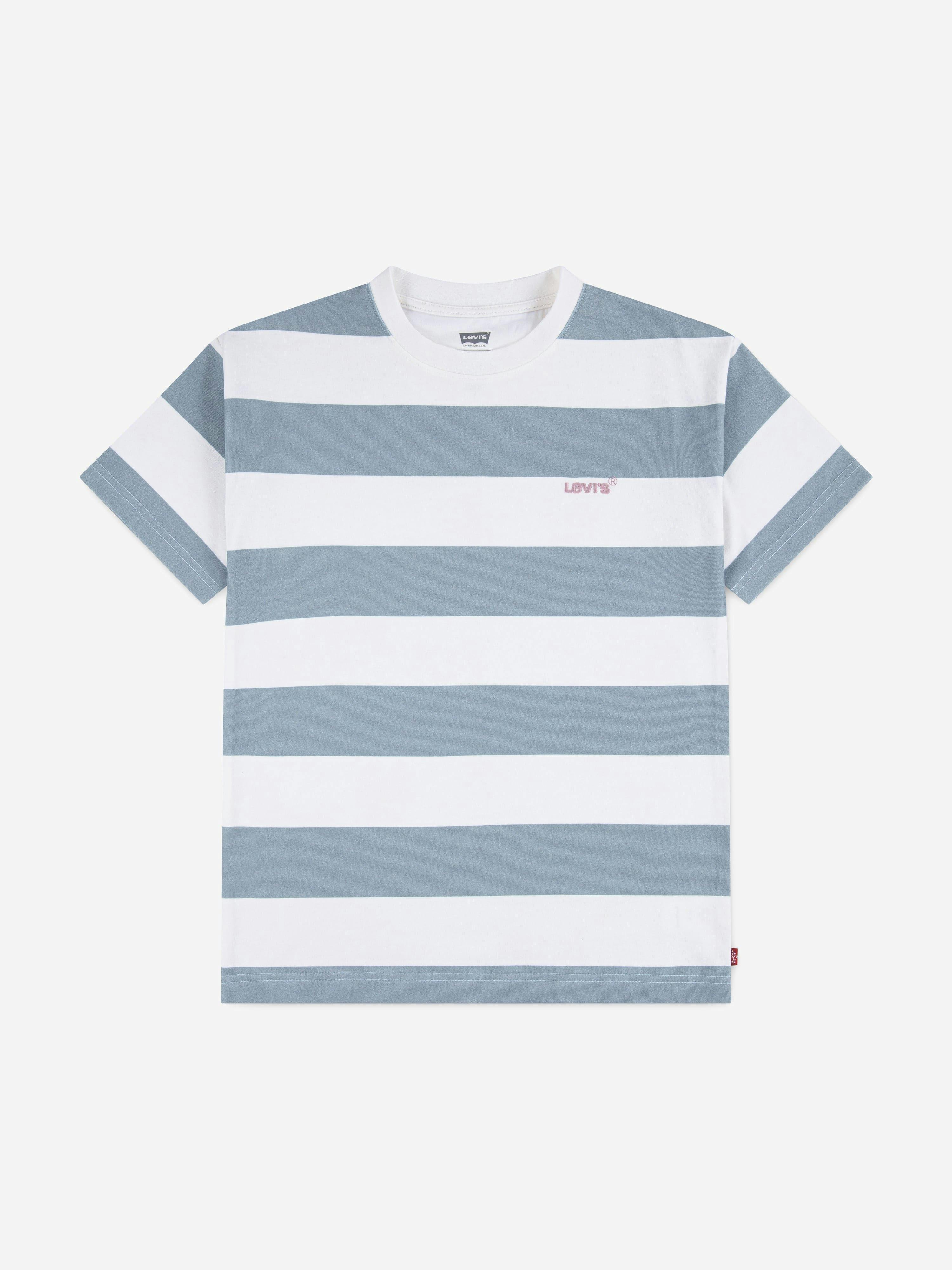 Levi's Kids Wear Boys Green Levi's Big Stripe T-Shirt In - 14 Yrs