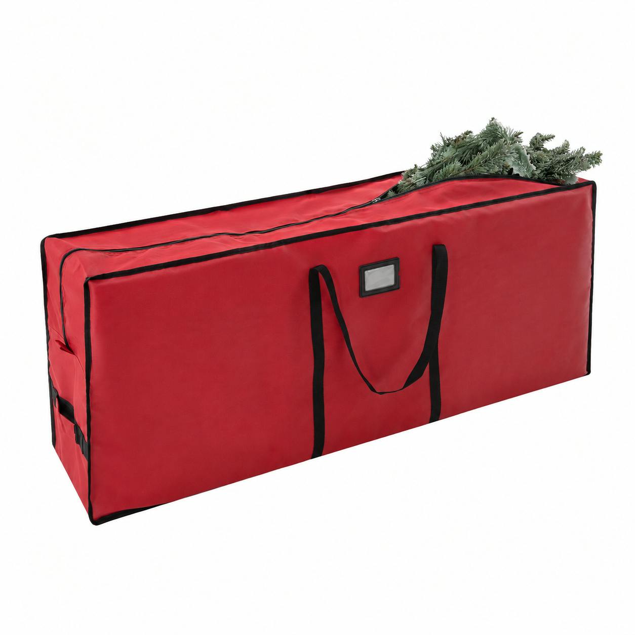 B&Q - Christmas Xmas Tree Decoration Zip Up Sack Fabric Storage Bag - Image 2