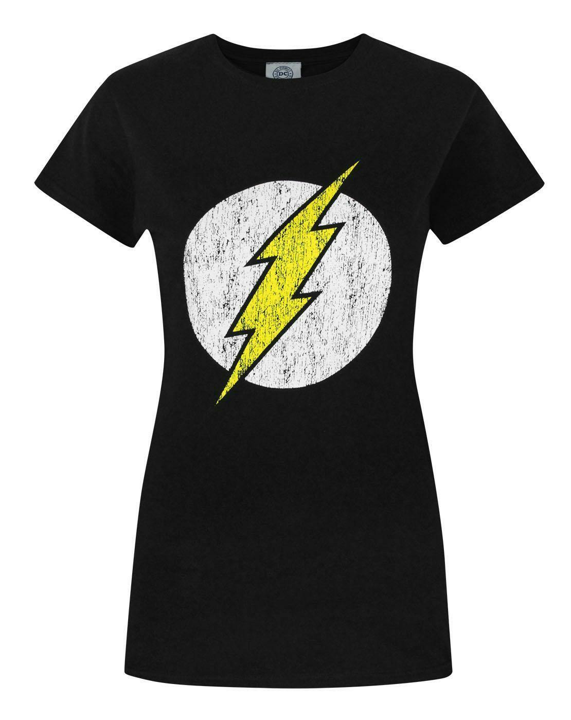Vanilla Underground Women's Black Dc Comics Batman Distressed Logo Short Sleeved T-Shirt - XX-Large