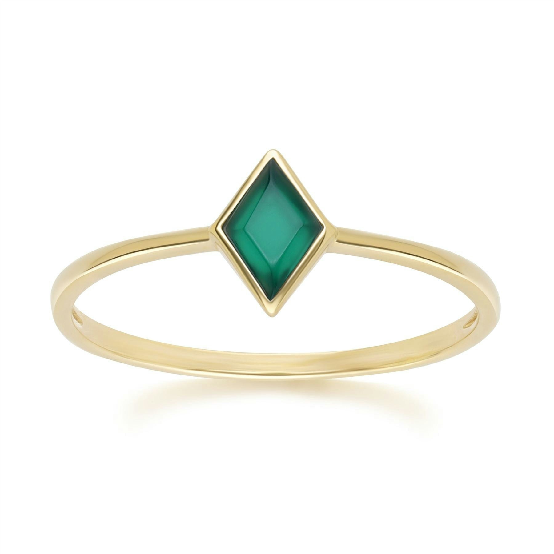 Gemondo Yellow/Gold Classic Chalcedony Ring In 9Ct - P
