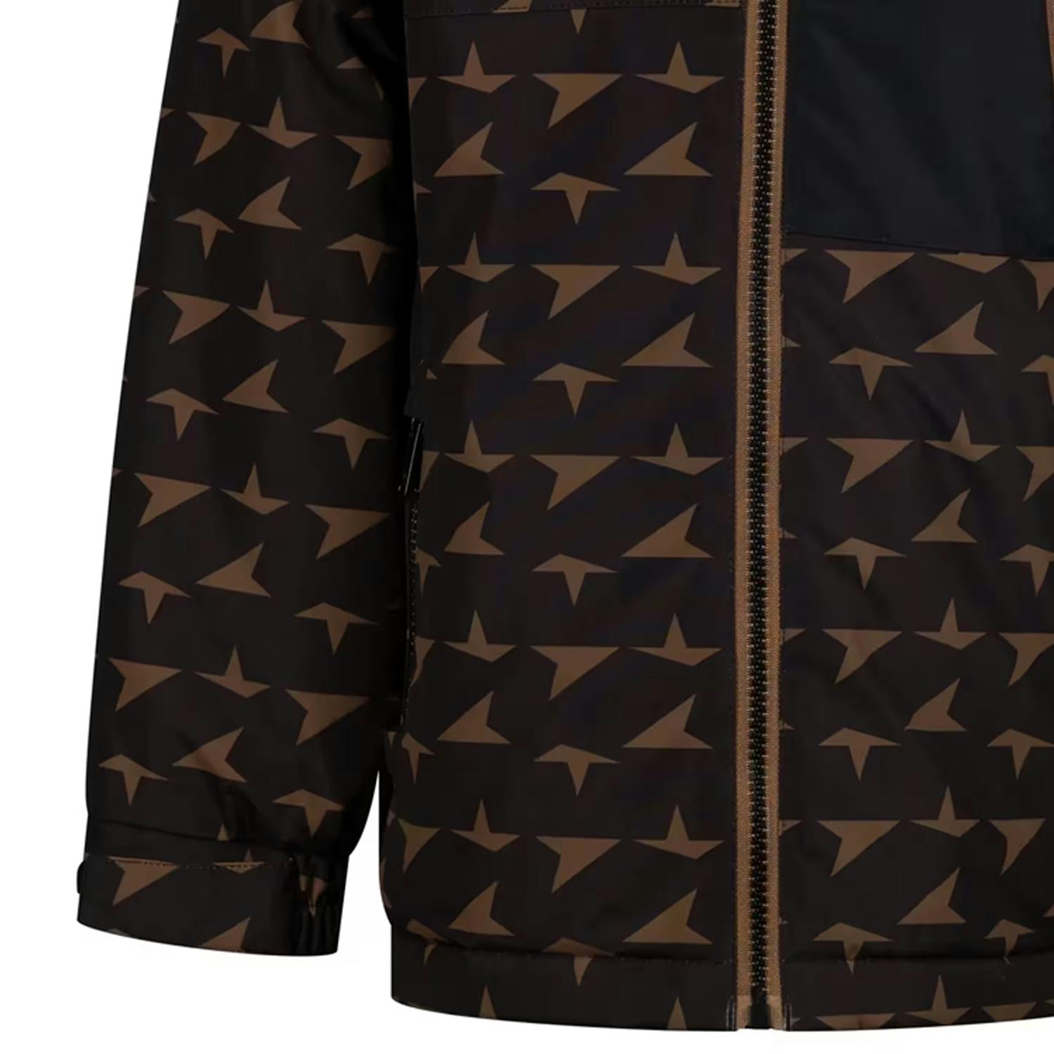 Trespass Boys Black Belbay All-Over Print Jacket - 2-3 Years - 100% Polyester