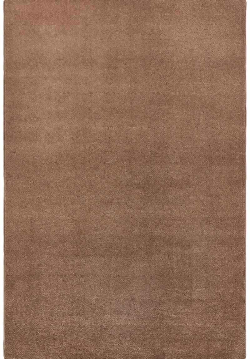 Hanse Home Brown Modern Plain Rug – Soft Short Pile - 160X240 Cm