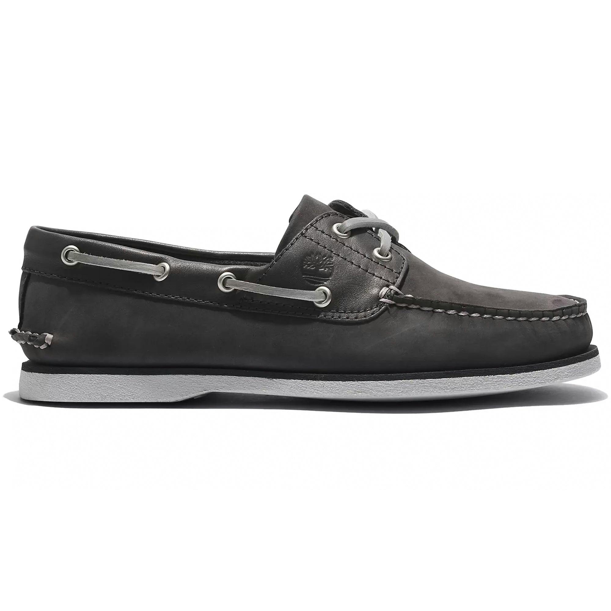 Timberland Men's Grain/White/Silver Classic Boat Shoe Sale - Blackened Pearl - Uk 11