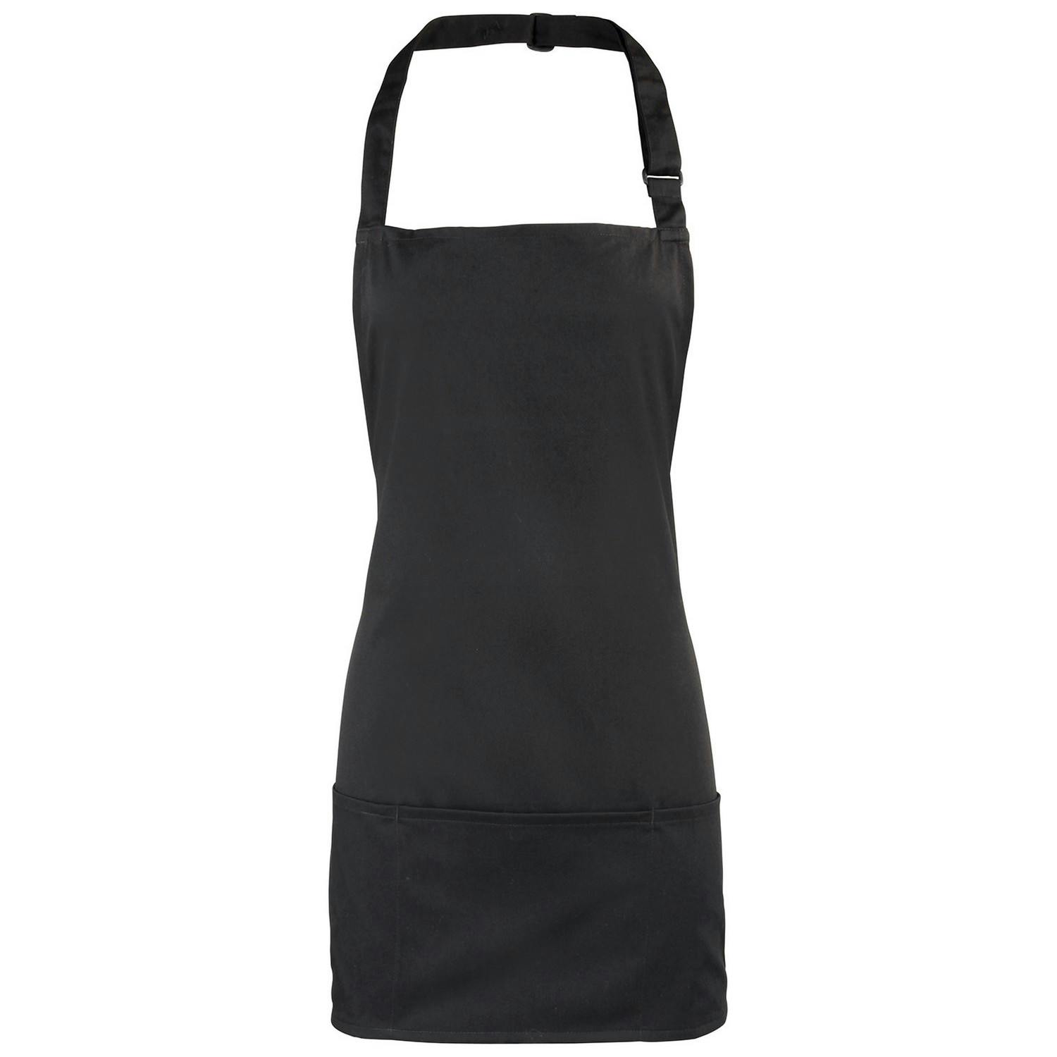 Premier Colours 2 In 1 Full Apron - Black - Image 4