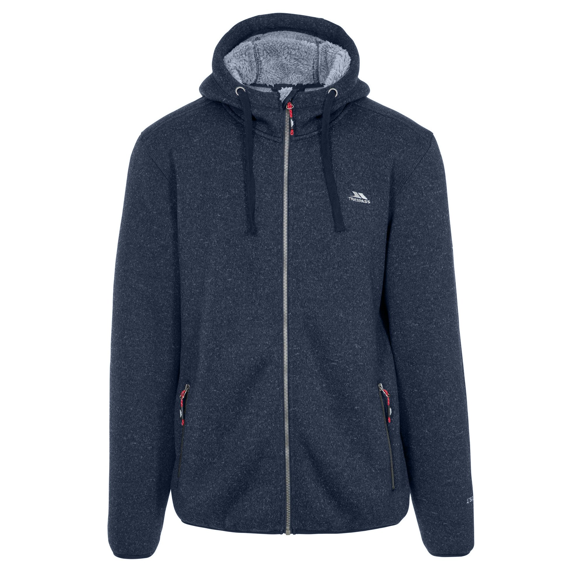 Trespass Men's Tableypipe Fleece Jacket - Navy Marl - Navy Marl - Large