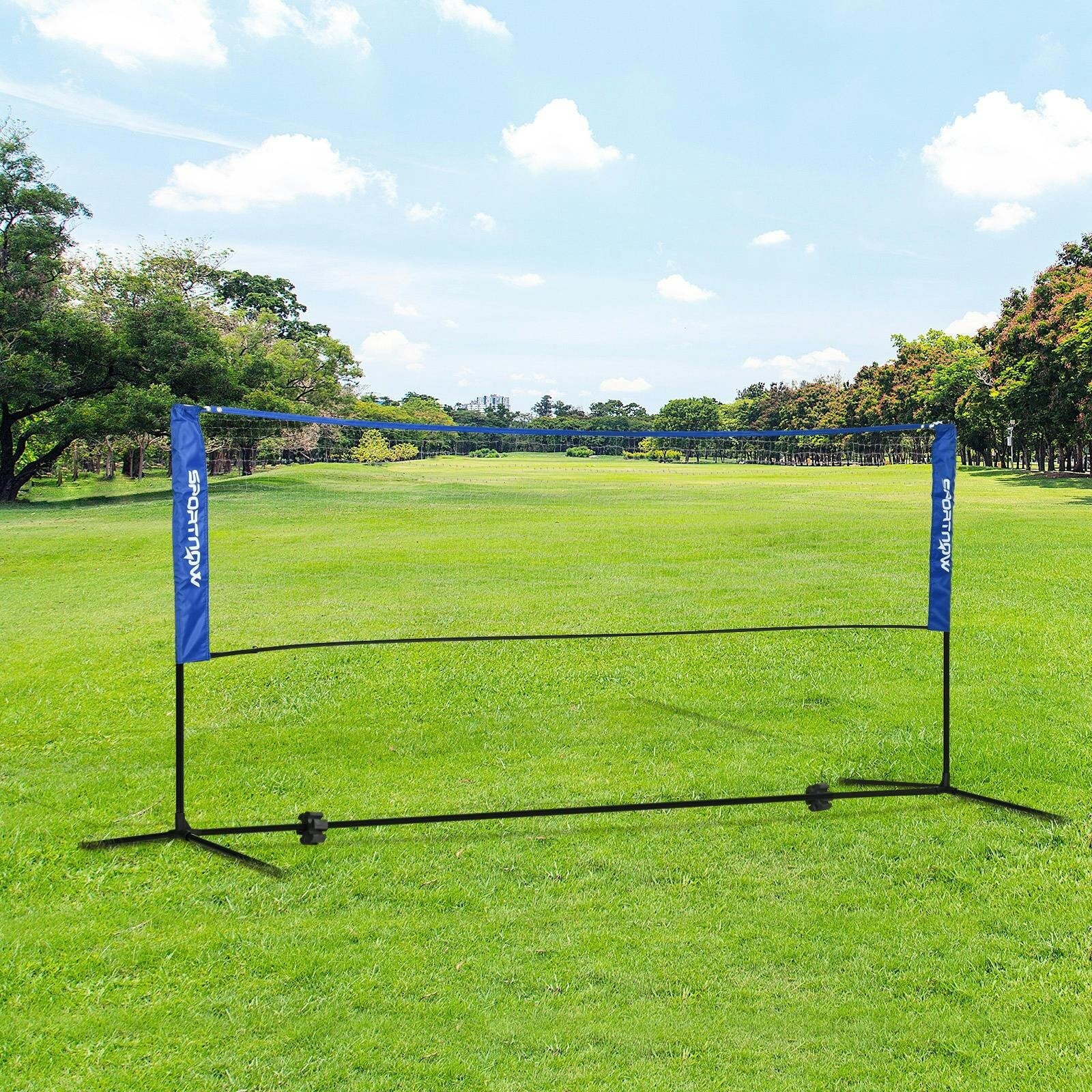Sportnow 3M Badminton Net, Adjustable Sports Net For Tennis, Volleyball - Image 2