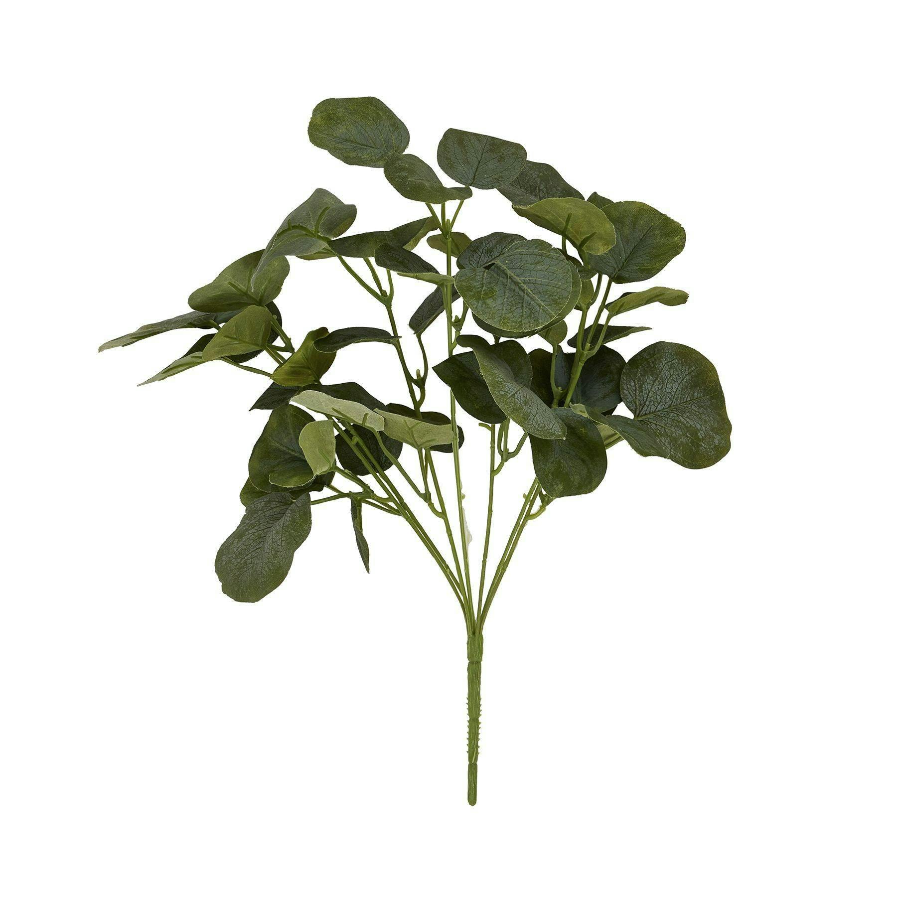 Hill Interiors Green Eucalyptus Artificial Flower - 35Cm X 8Cm X 10Cm